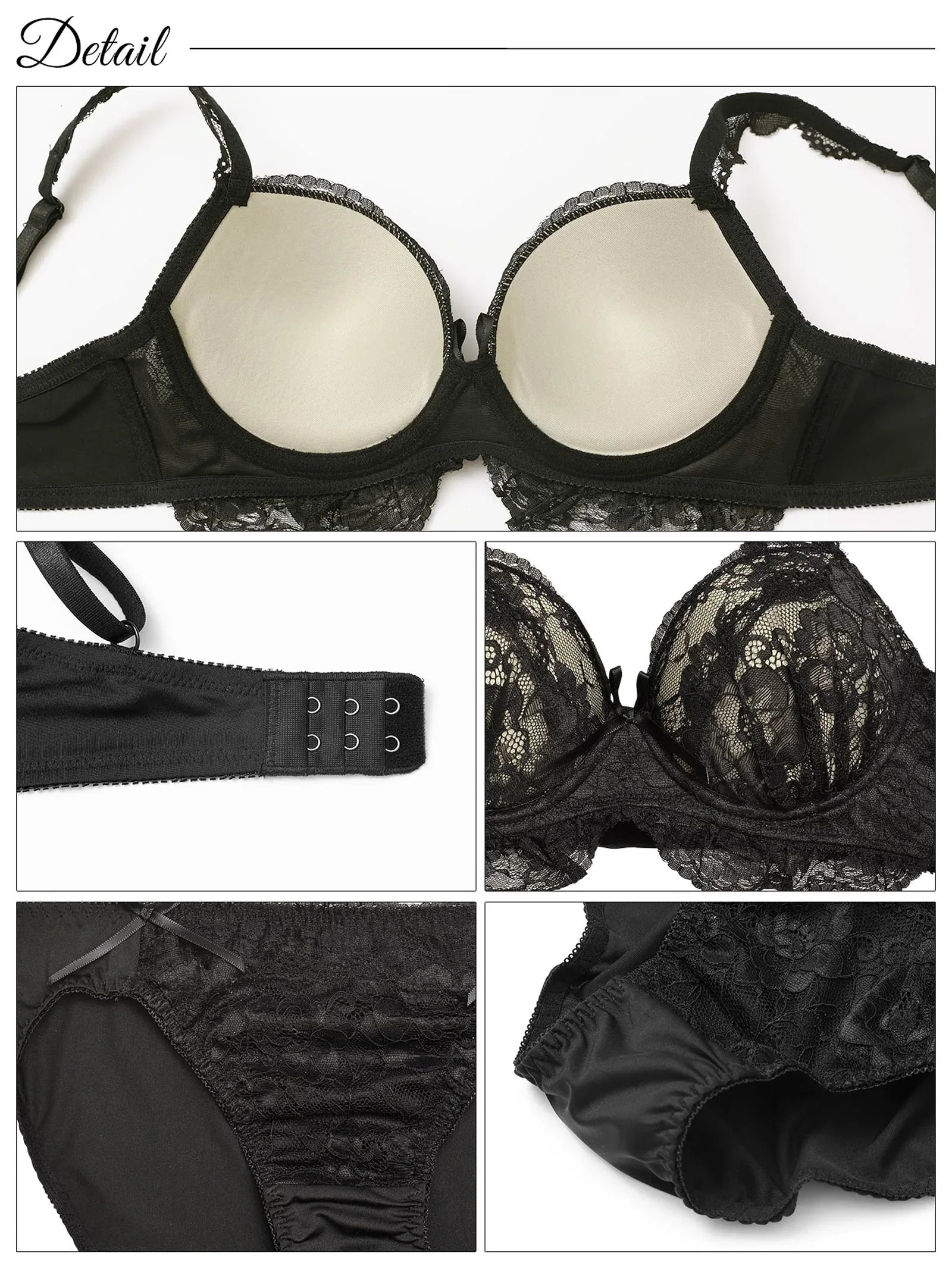 シャルムレーシィフリルブラジャー&フルバックショーツ - 【公式】247Lingerie