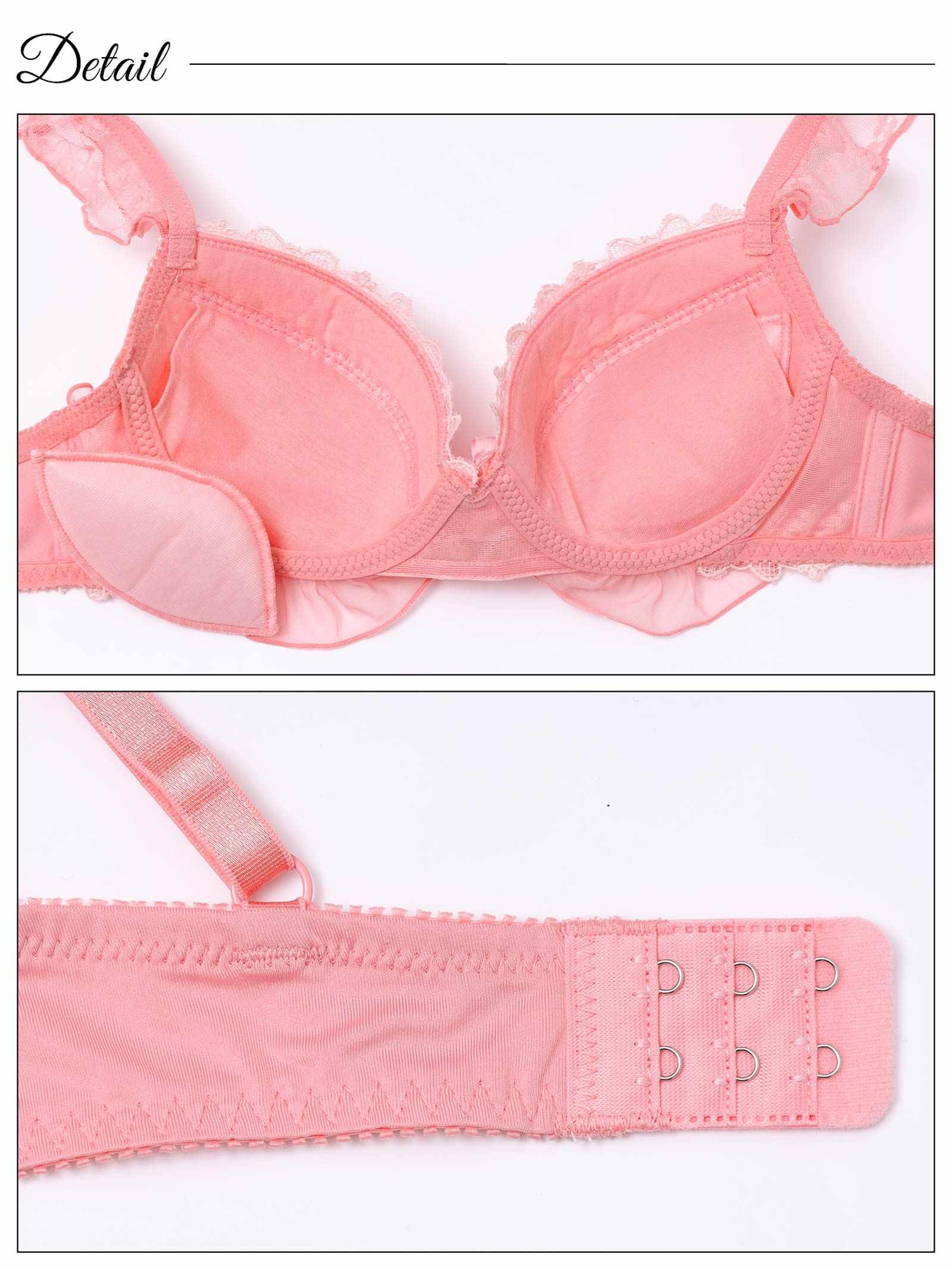 ロマンティックリボンドレスブラジャー&フルバックショーツ - 【公式】247Lingerie