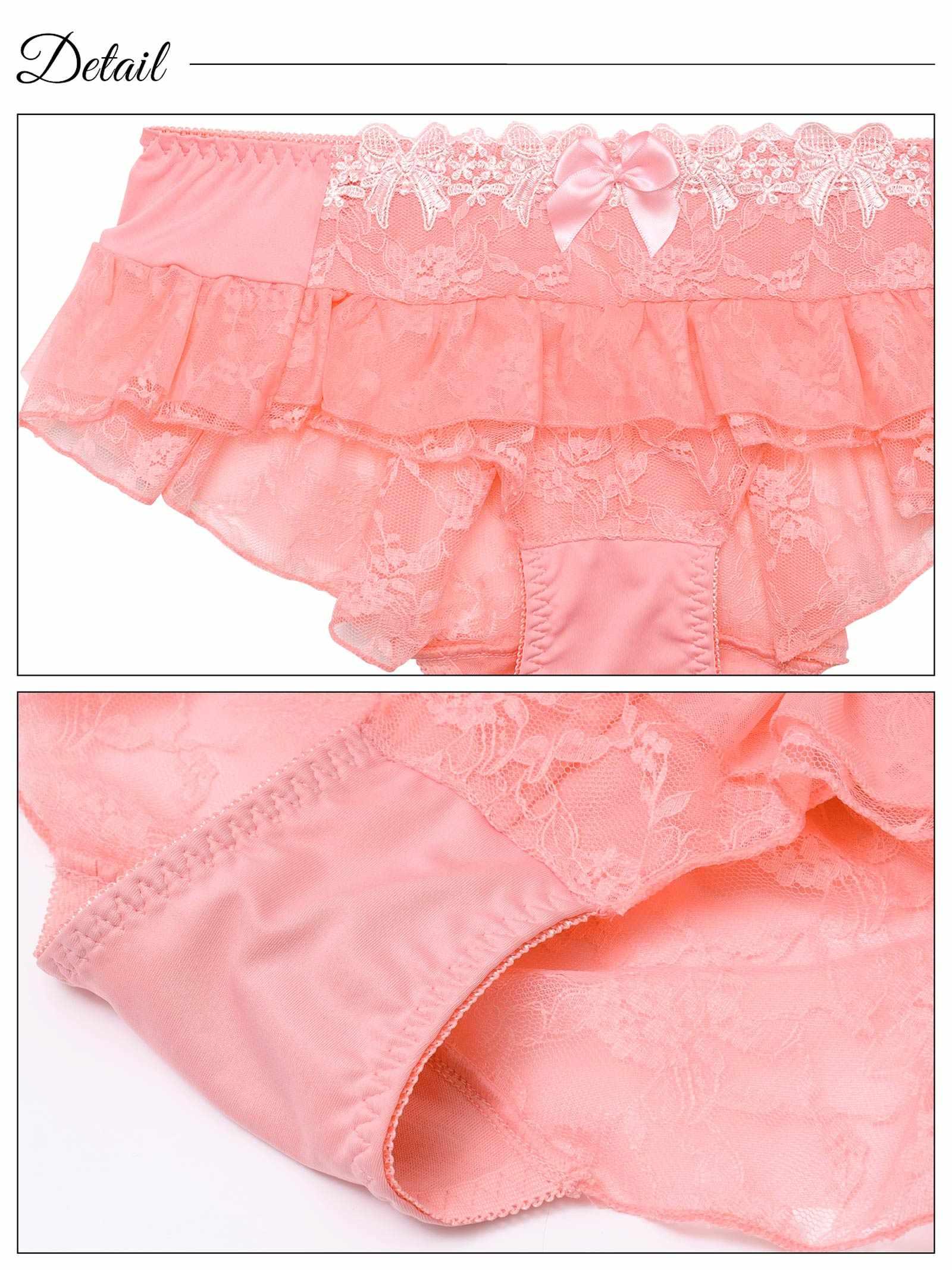 ロマンティックリボンドレスブラジャー&フルバックショーツ - 【公式】247Lingerie