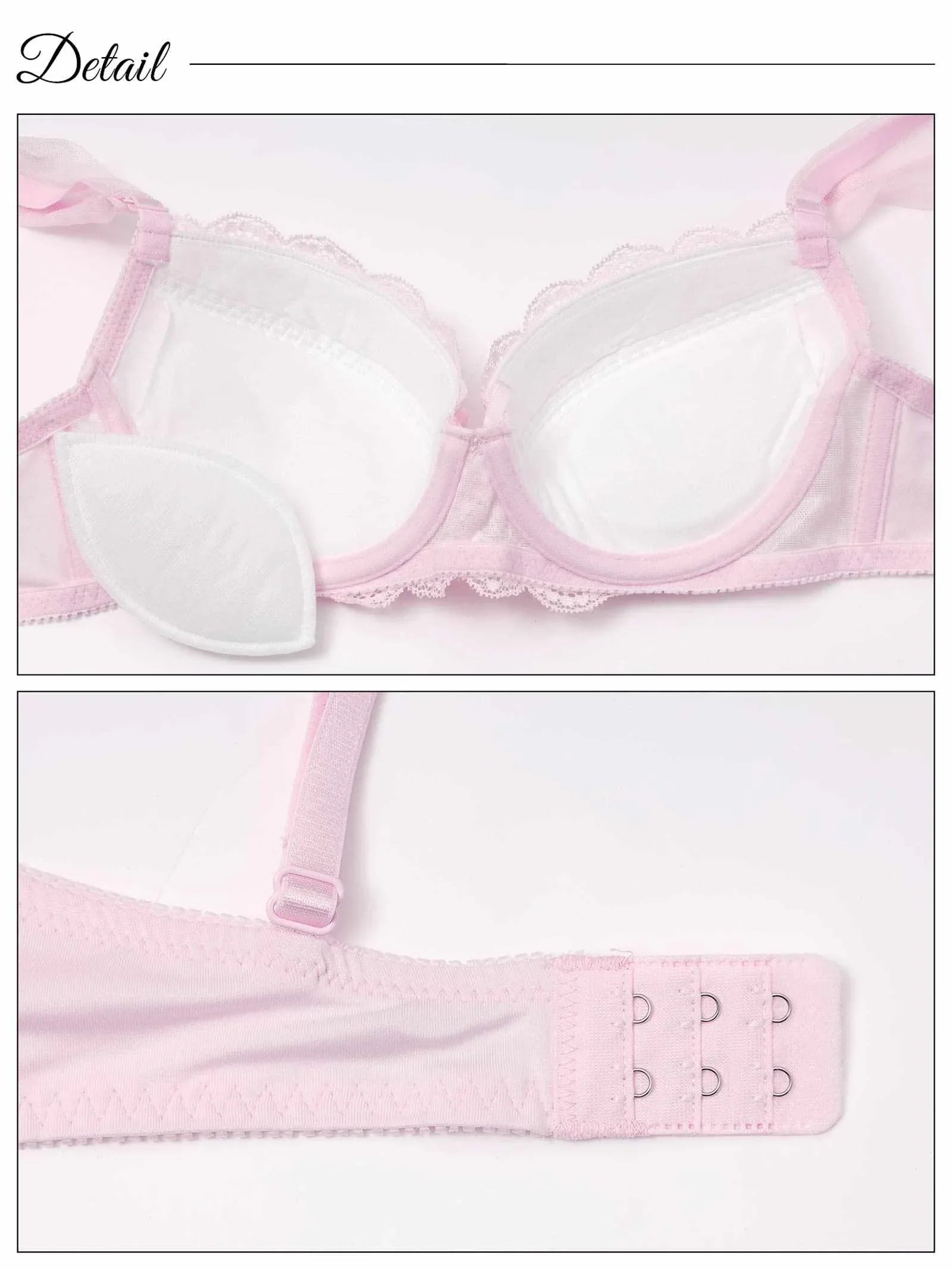 ドルチェフリルレースブラジャー&フルバックショーツ - 【公式】247Lingerie