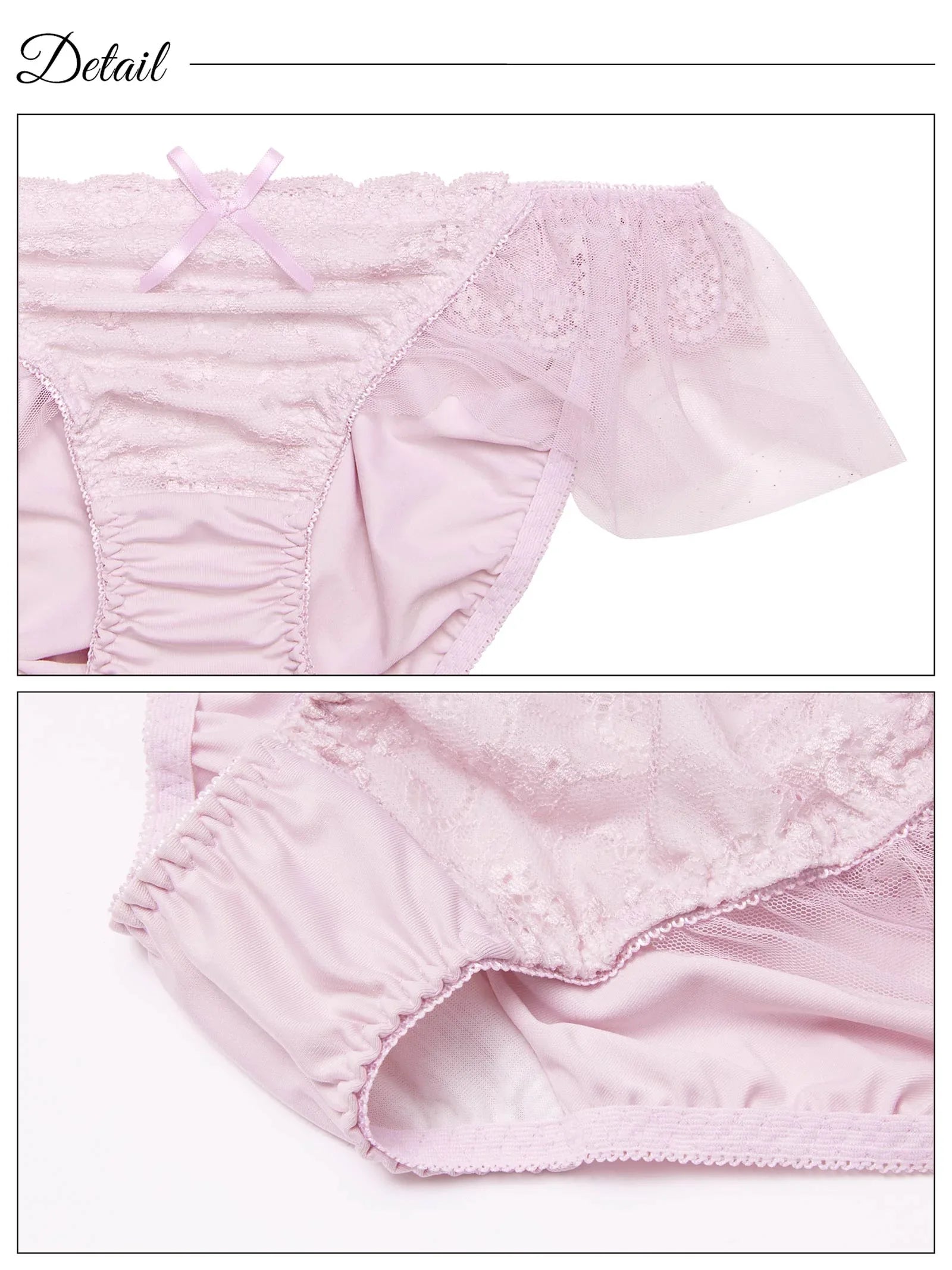 ドーリーシアーフルーレットブラジャー&フルバックショーツ - 【公式】247Lingerie
