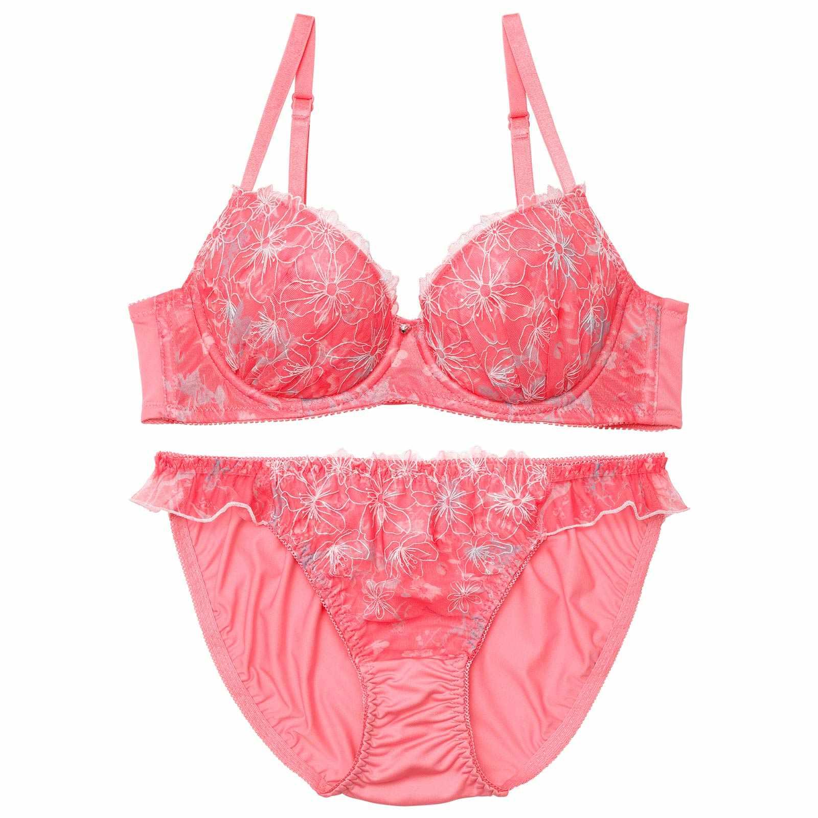 クラッシーフラワーガーデンブラジャー&フルバックショーツ - 【公式】247Lingerie