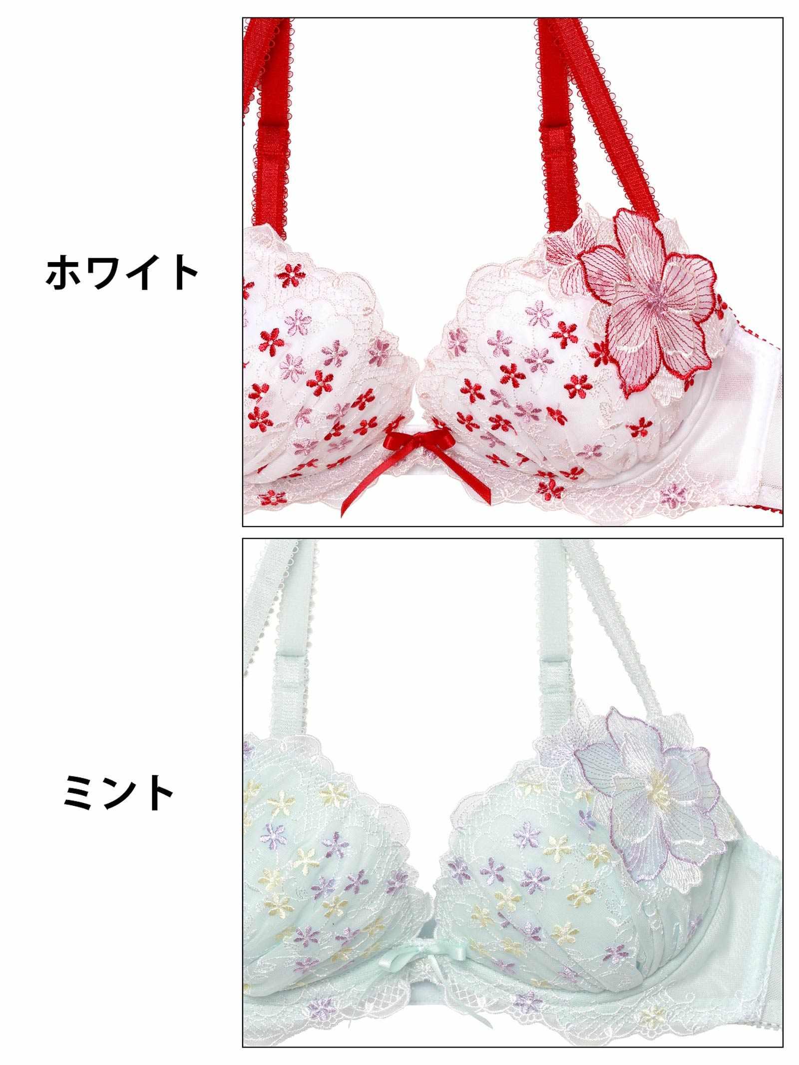 ノスタルジックフラワーガーデンブラジャー&フルバックショーツ - 【公式】247Lingerie