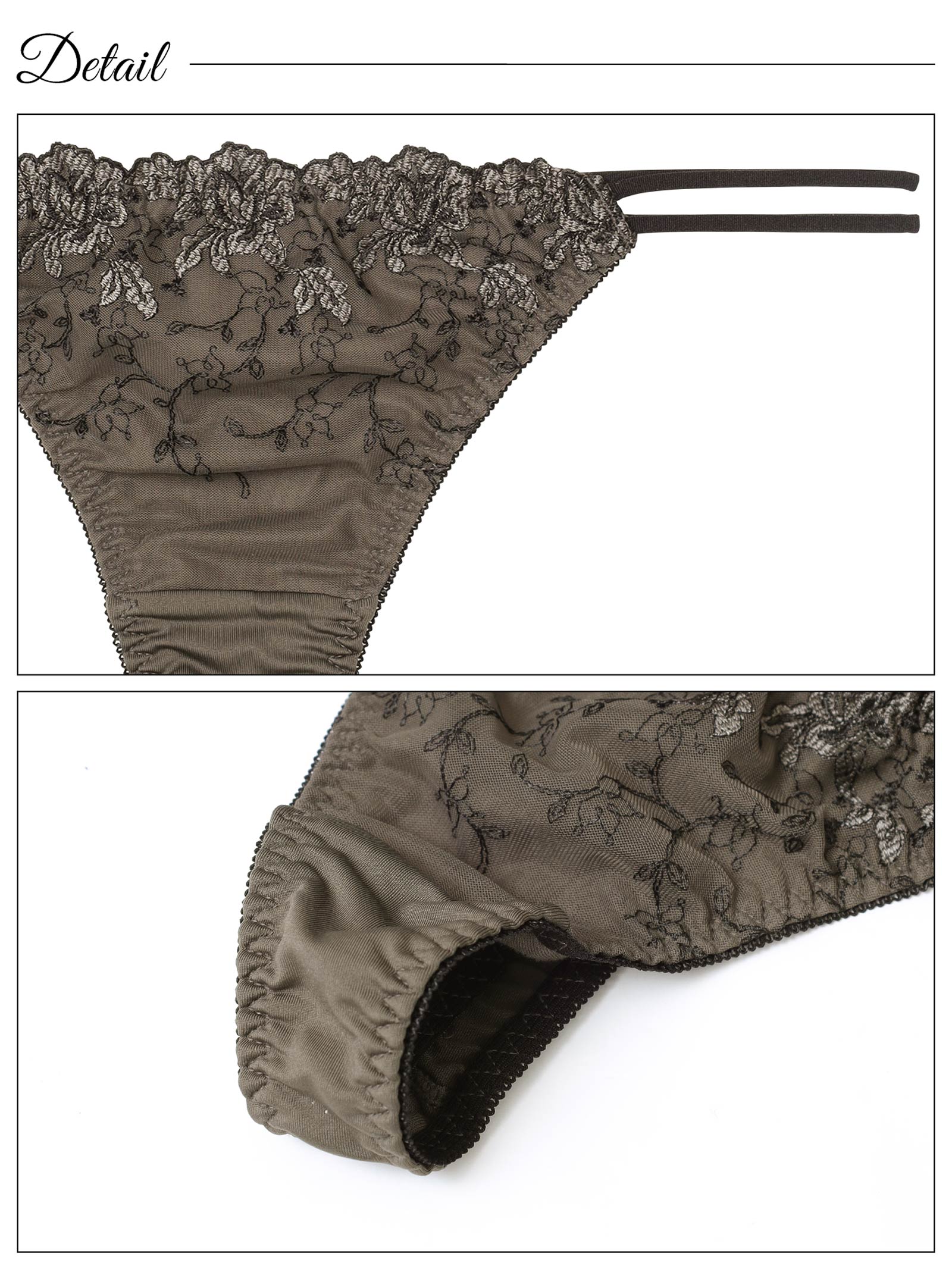 4/4新作!ラグジュアリークロスフラワーブラジャー&Tバックショーツ