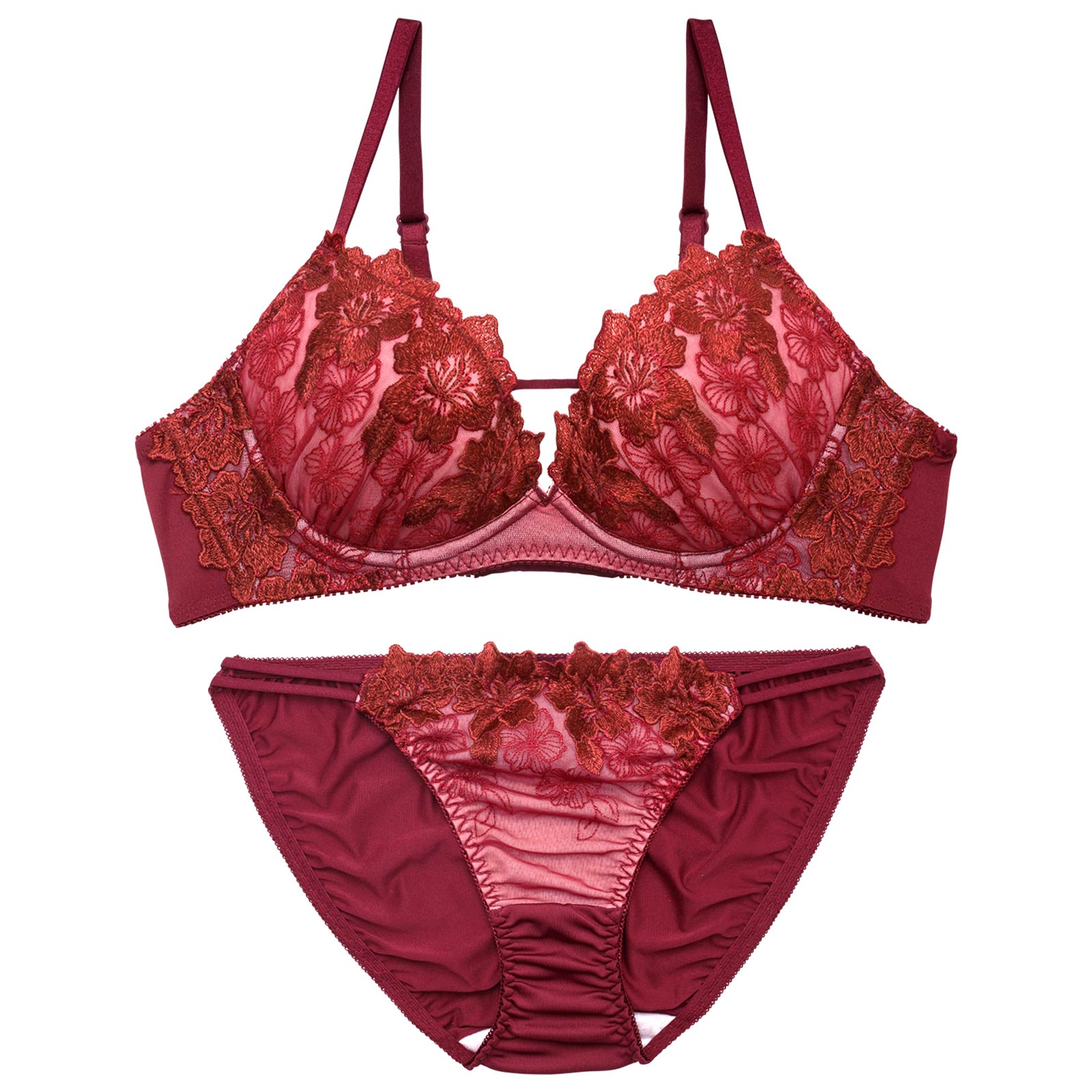 4/3新作!アリュールグリッターフルールブラジャー&フルバックショーツ