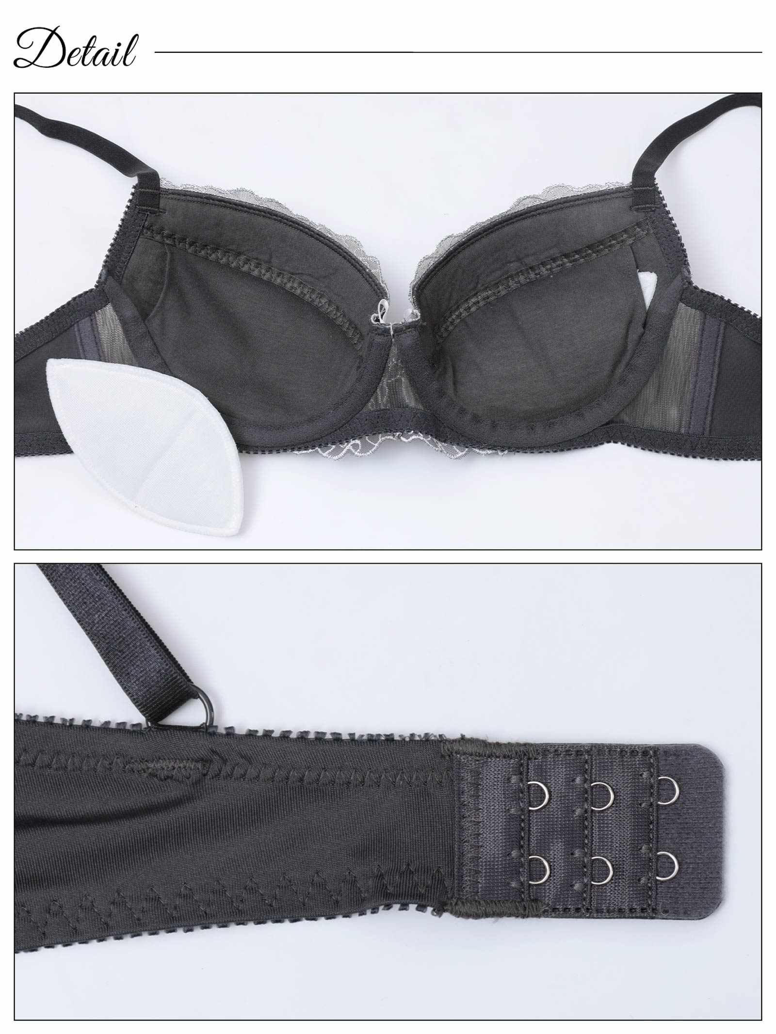 7/28新作!ガーリーリボンブルームブラジャー&フルバックショーツ