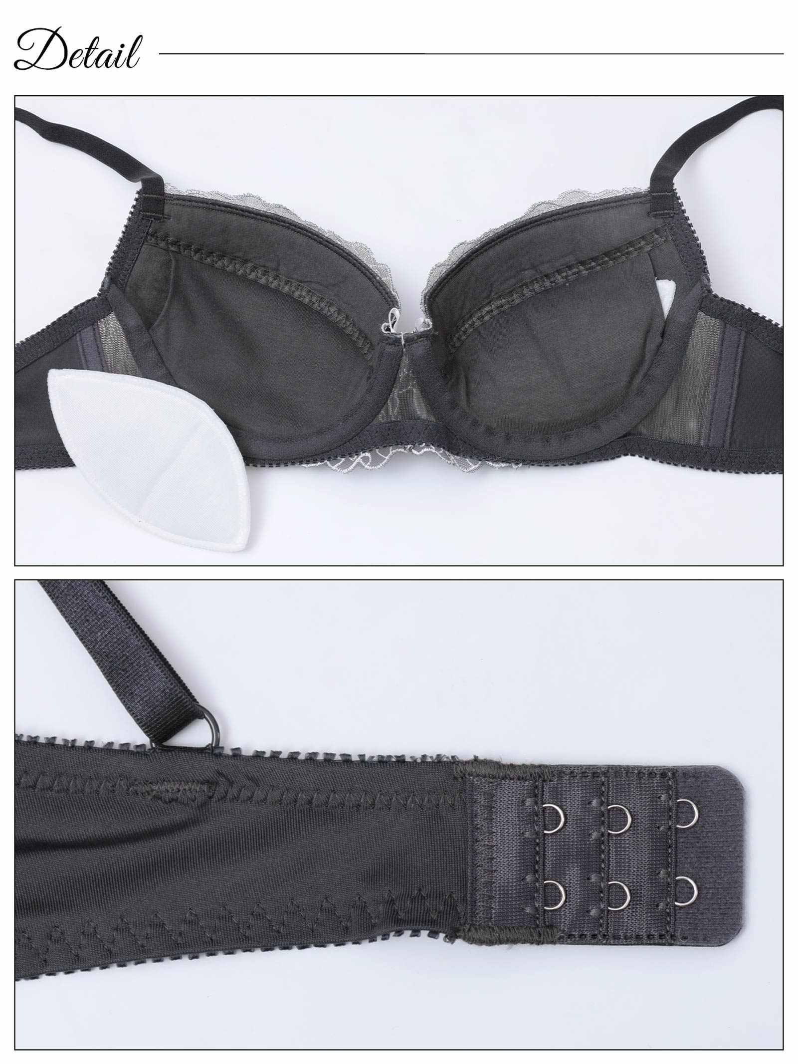 7/28新作!ガーリーリボンブルームブラジャー&フルバックショーツ