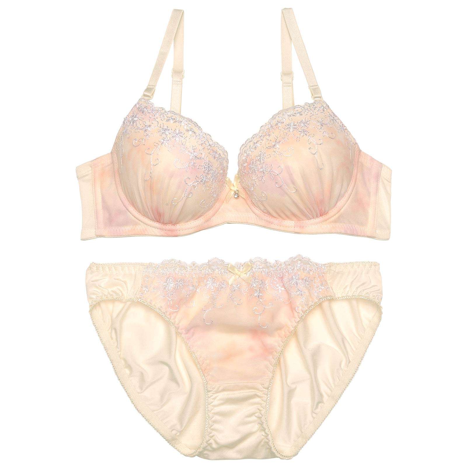 フェアリーマーブルフルーロンブラジャー&フルバックショーツ