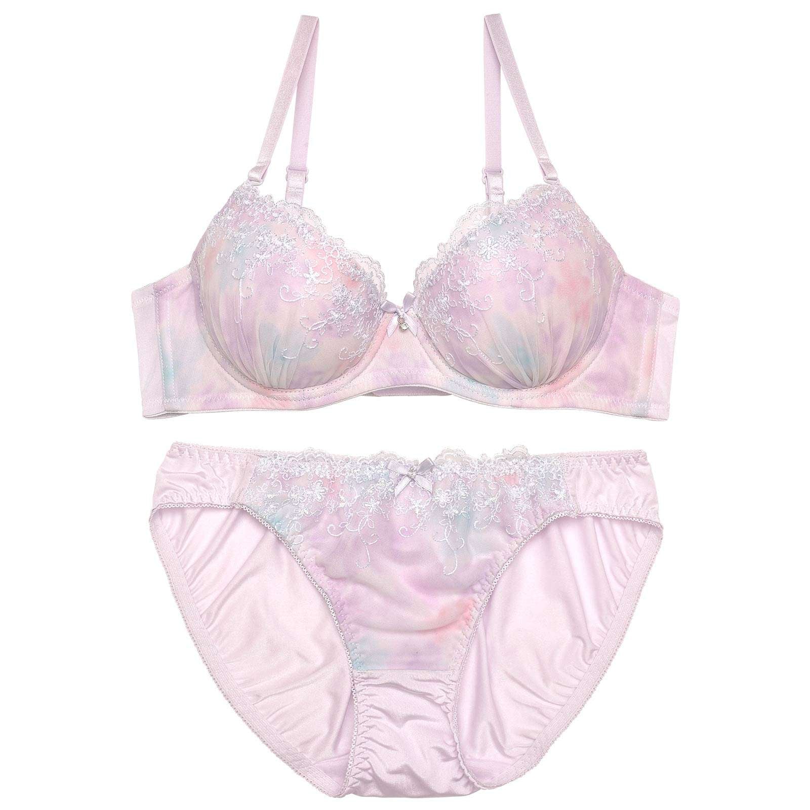 フェアリーマーブルフルーロンブラジャー&フルバックショーツ