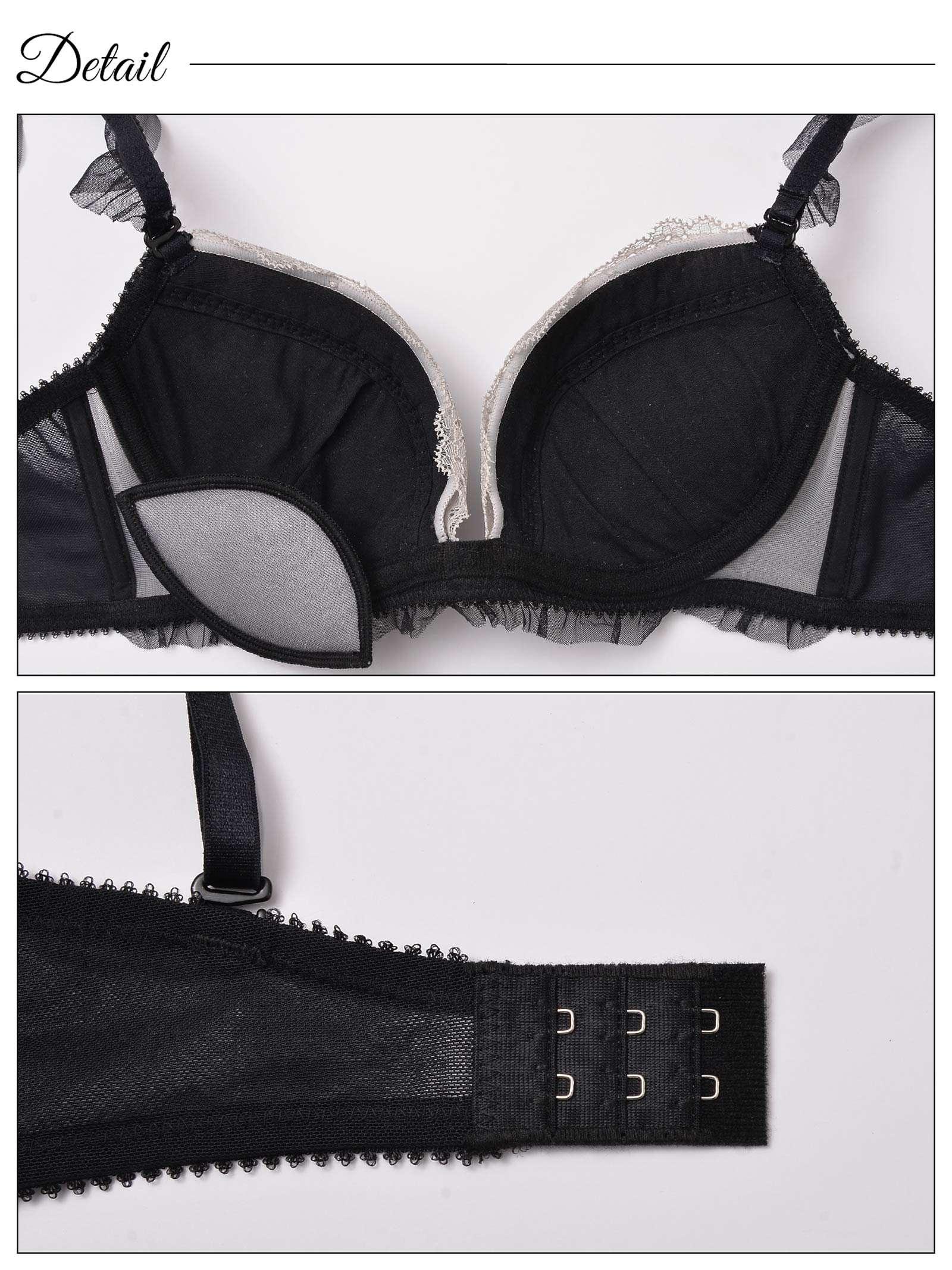 フリルミニョンプリンセスブラジャー&フルバックショーツ - 【公式】247Lingerie