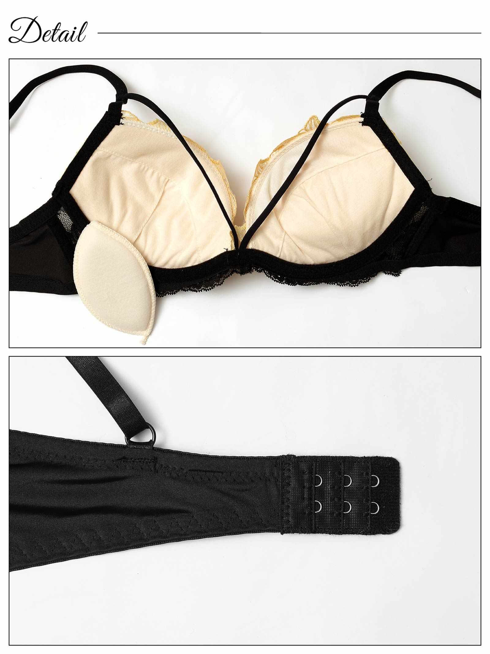 2/3新作!【3点セット】ダスティリリーコードブラジャー&フルバック&Tバックショーツ