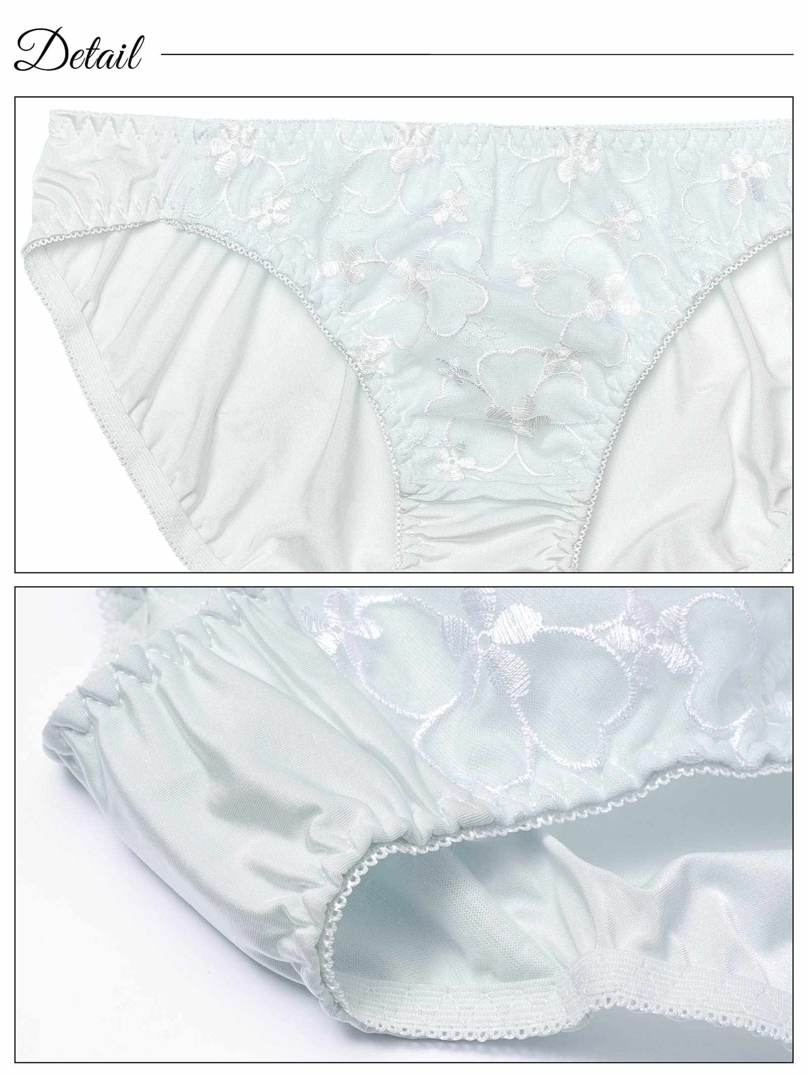 11/20新作!ブロッサムオーガンジーブラジャー&フルバックショーツ