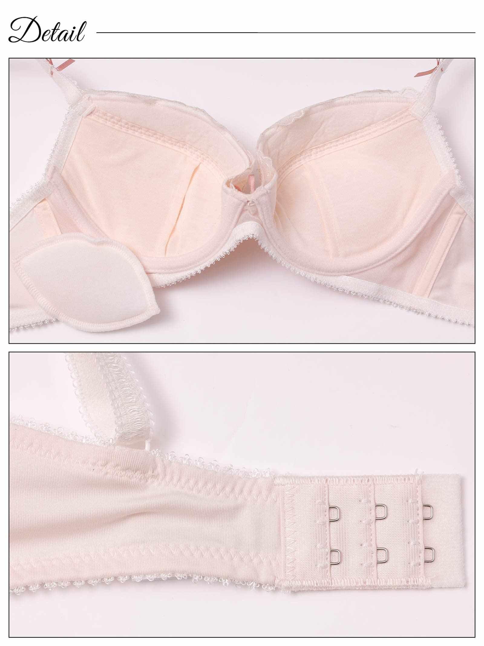 メルティリボンブーケブラジャー&フルバックショーツ - 【公式】247Lingerie