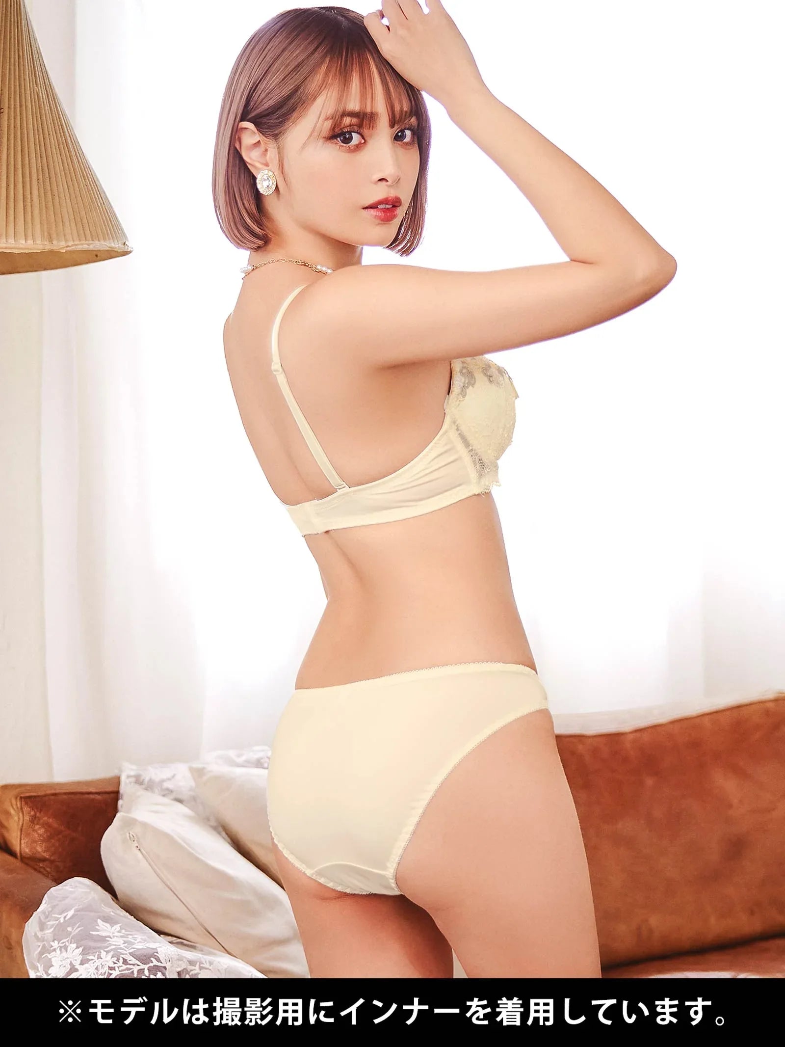 パステルハニーフラワーブラジャー&フルバックショーツ - 【公式】247Lingerie
