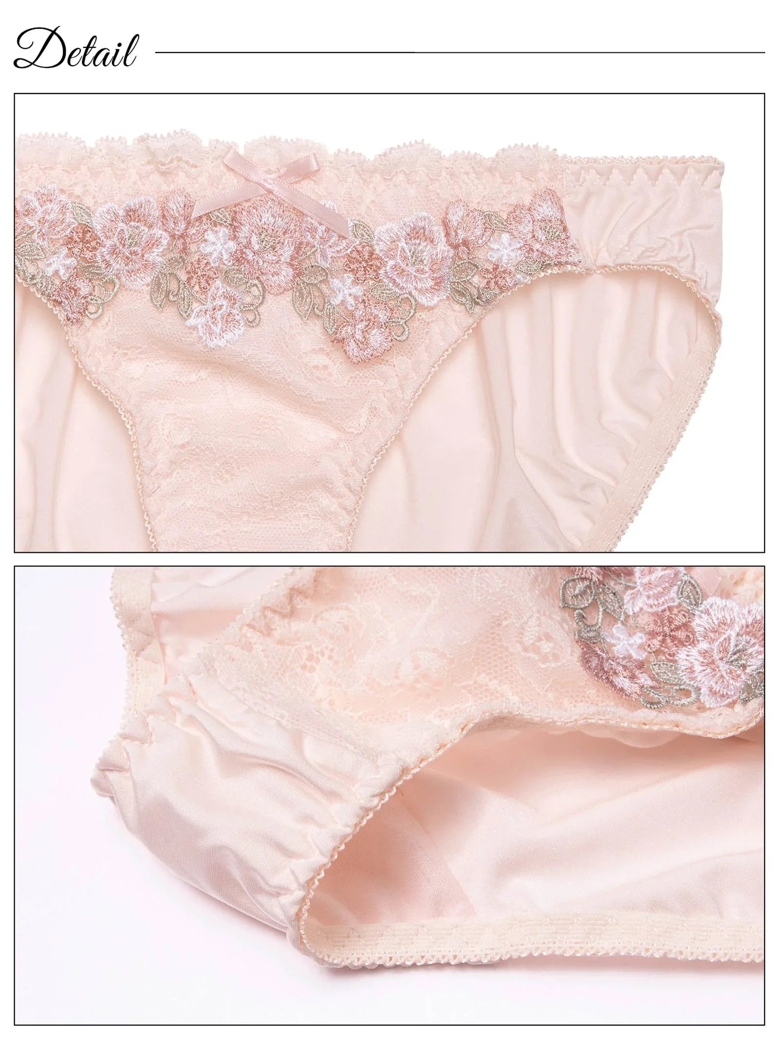 パステルハニーフラワーブラジャー&フルバックショーツ - 【公式】247Lingerie