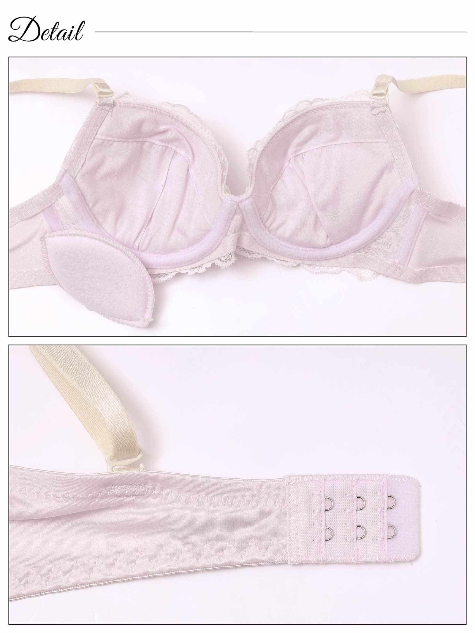 ペールプティフラワーブラジャー&フルバックショーツ - 【公式】247Lingerie