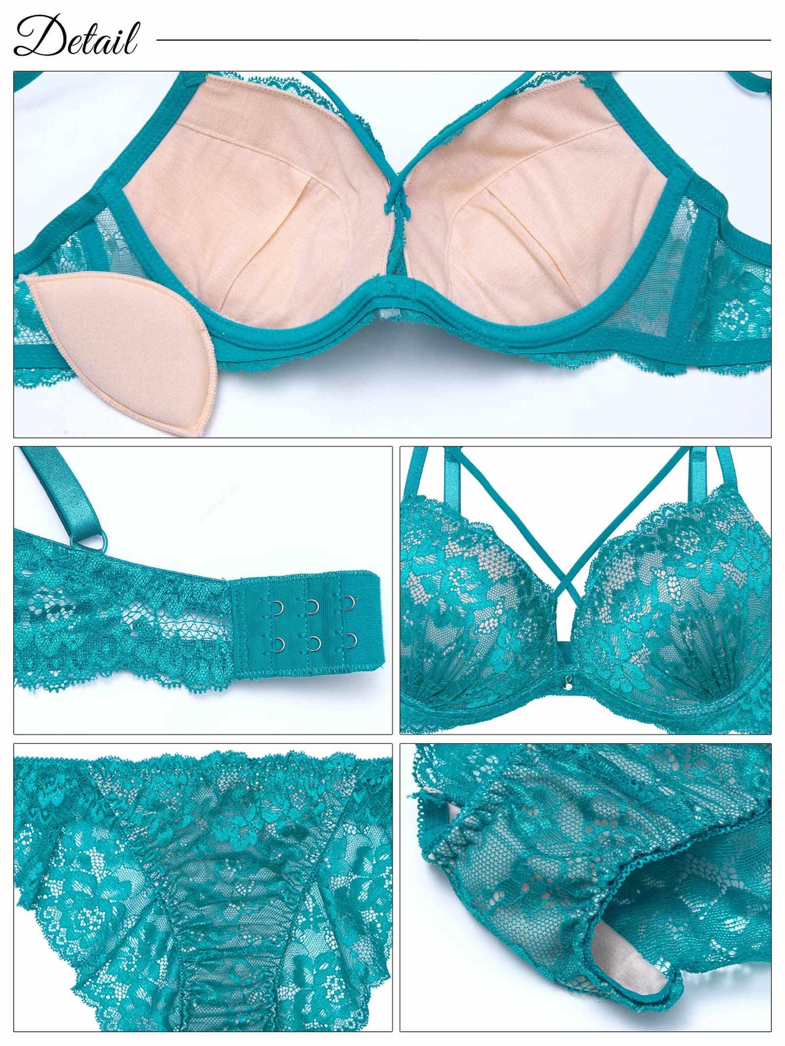 8/11新作!【三上悠亜着用】クロスヌーディーレースブラジャー&バック透けフルバックショーツ