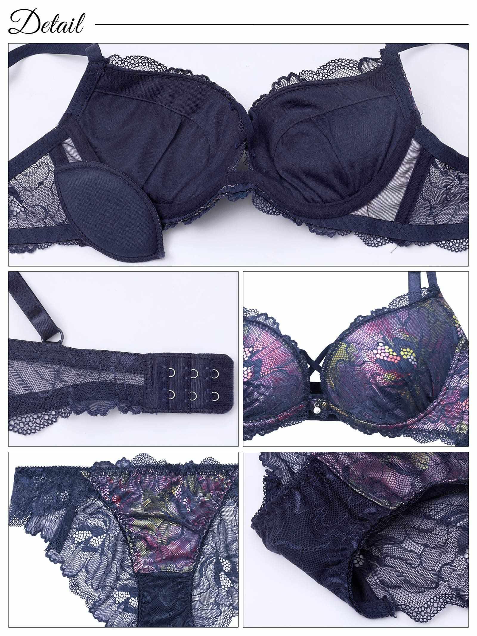 1/10再販!ルミナスシャドウブルームブラジャー&バック透けフルバックショーツ - 【公式】247Lingerie