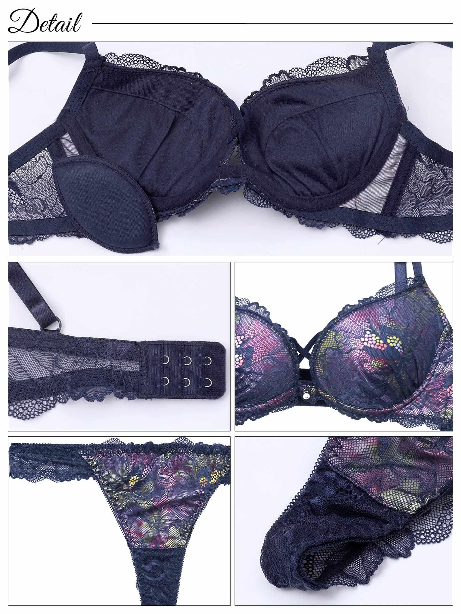 1/10再販!ルミナスシャドウブルームブラジャー&バック透けTバックショーツ - 【公式】247Lingerie