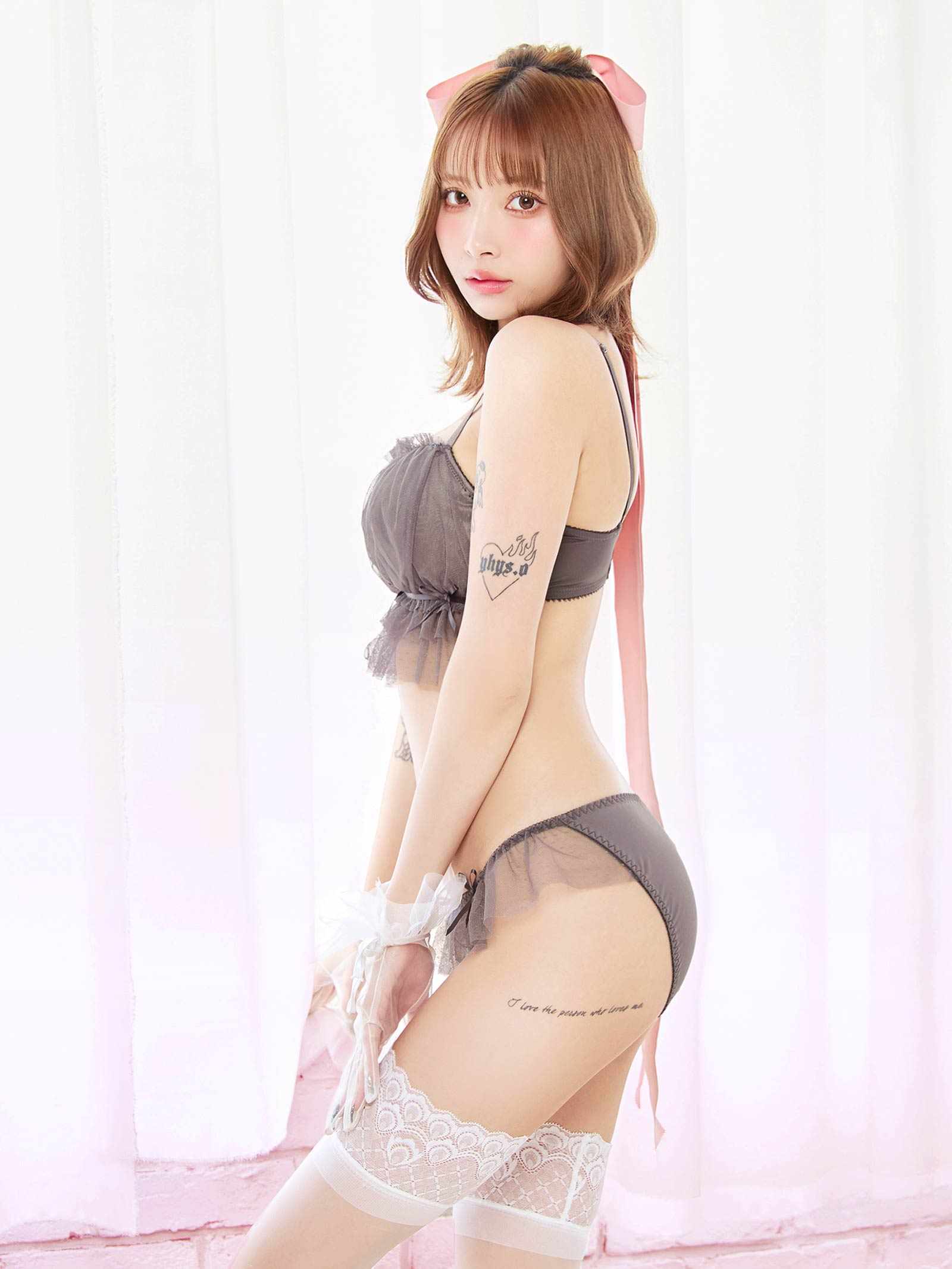 9/8新作!ガーリーチュールプリマブラジャー&フルバックショーツ