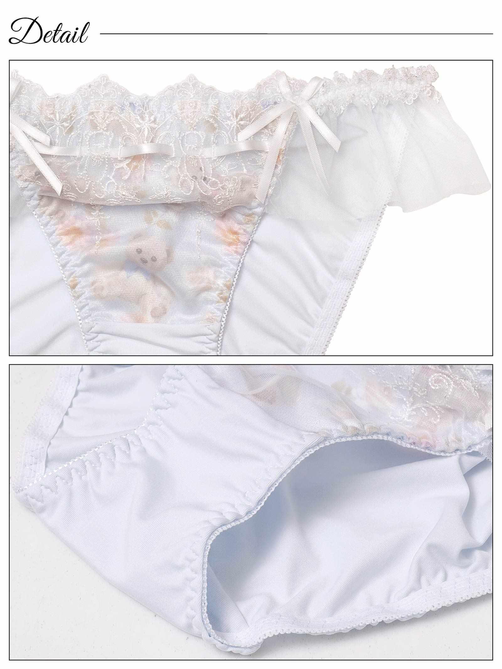 10/1新作!フェアリーテディベアブラジャー&フルバックショーツ