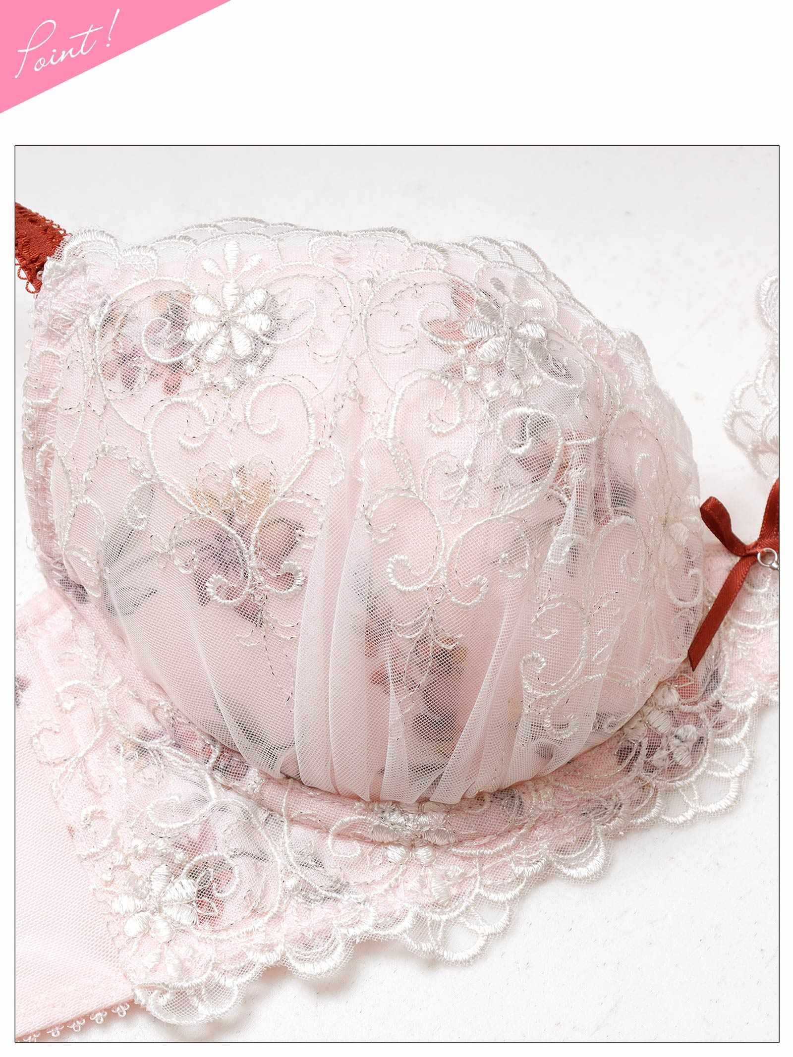 2/20新作!チャーミングフルールガーデンブラジャー&フルバックショーツ