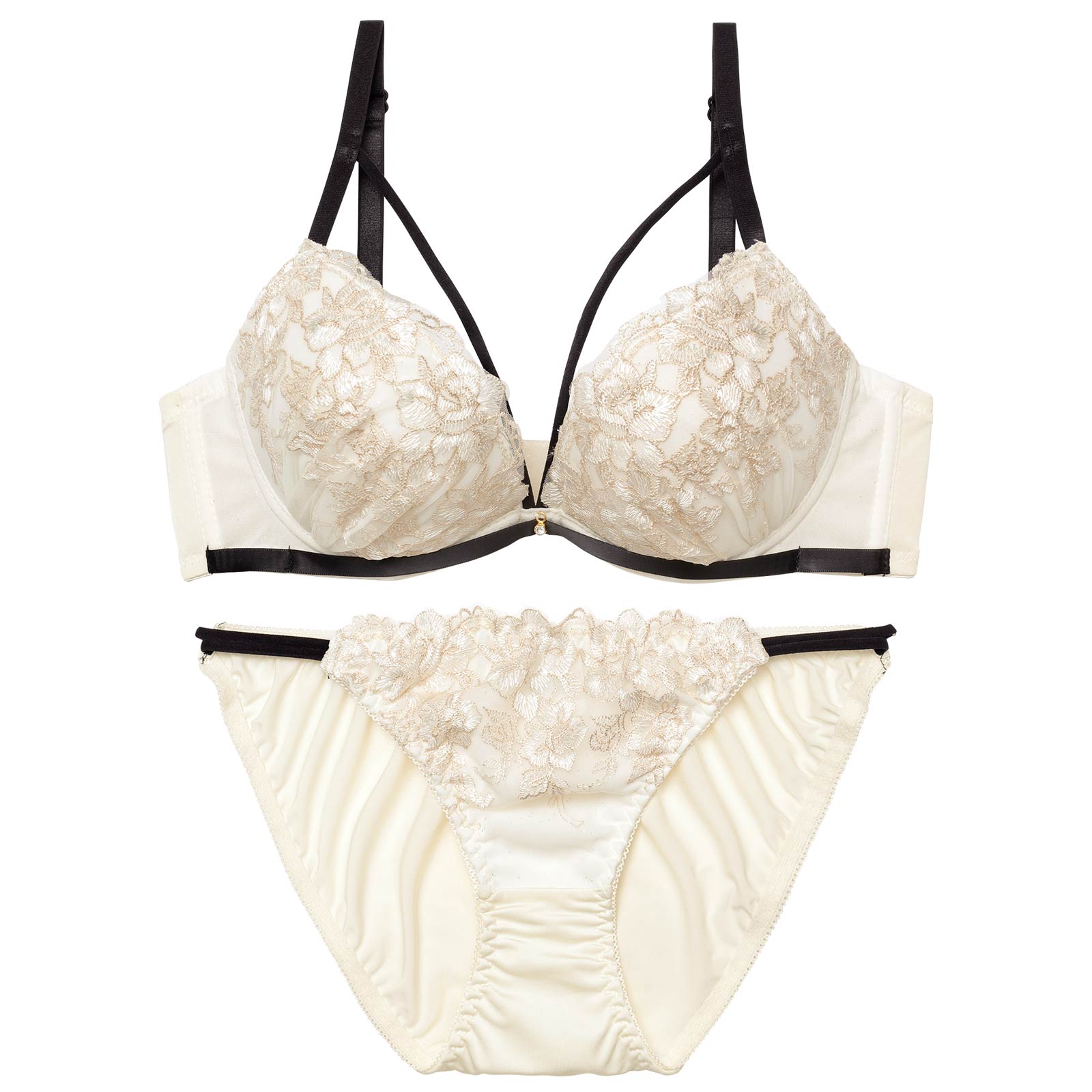 3/6新作!【三上悠亜着用】【EFサイズ】ミスティロゼコードブラジャー&フルバックショーツ