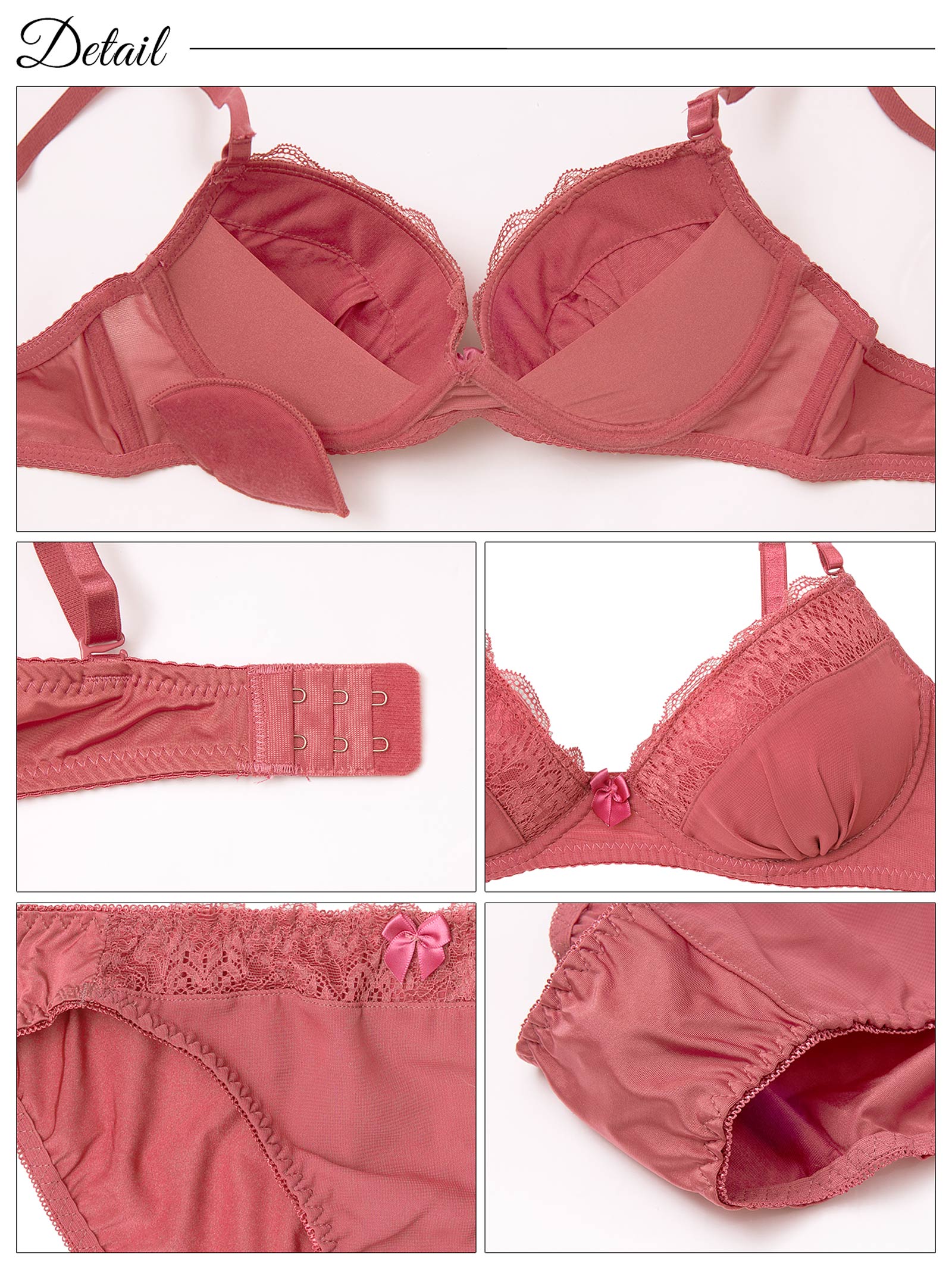 12/27新作!【ノンワイヤー】ナチュラルジョーゼットレースブラジャー&フルバックショーツ