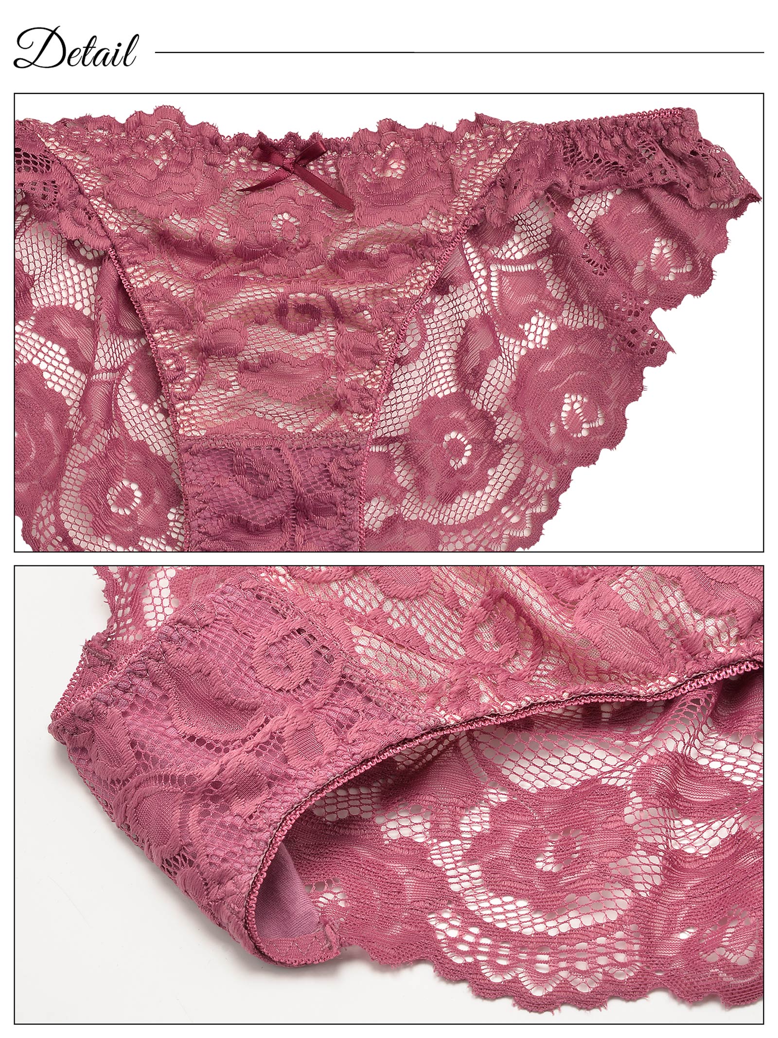 2/18再販!シャルマンシアーローズ育乳脇高ブラジャー&バック透けフルバックショーツ - 【公式】247Lingerie