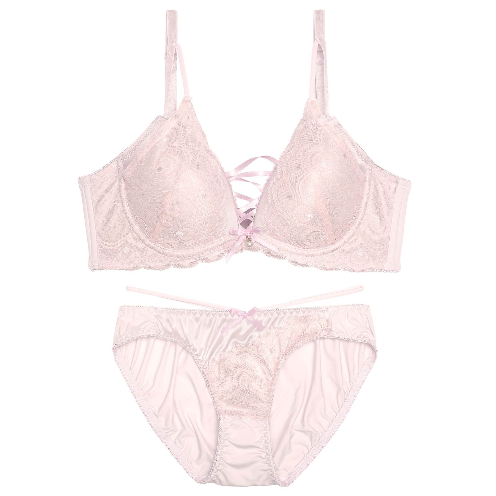 11/26再販!【三上悠亜着用】ブリリアントレーシィライン育乳脇高ブラジャー&フルバックショーツ