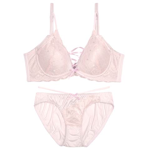 11/26再販!【三上悠亜着用】【EFサイズ】ブリリアントレーシィライン育乳脇高ブラジャー&フルバックショーツ