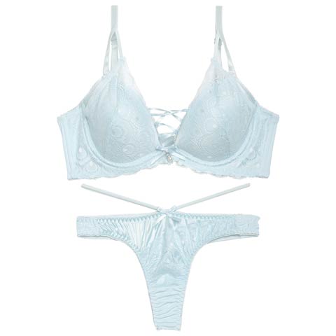 11/26再販!【三上悠亜着用】ブリリアントレーシィライン育乳脇高ブラジャー&Tバックショーツ