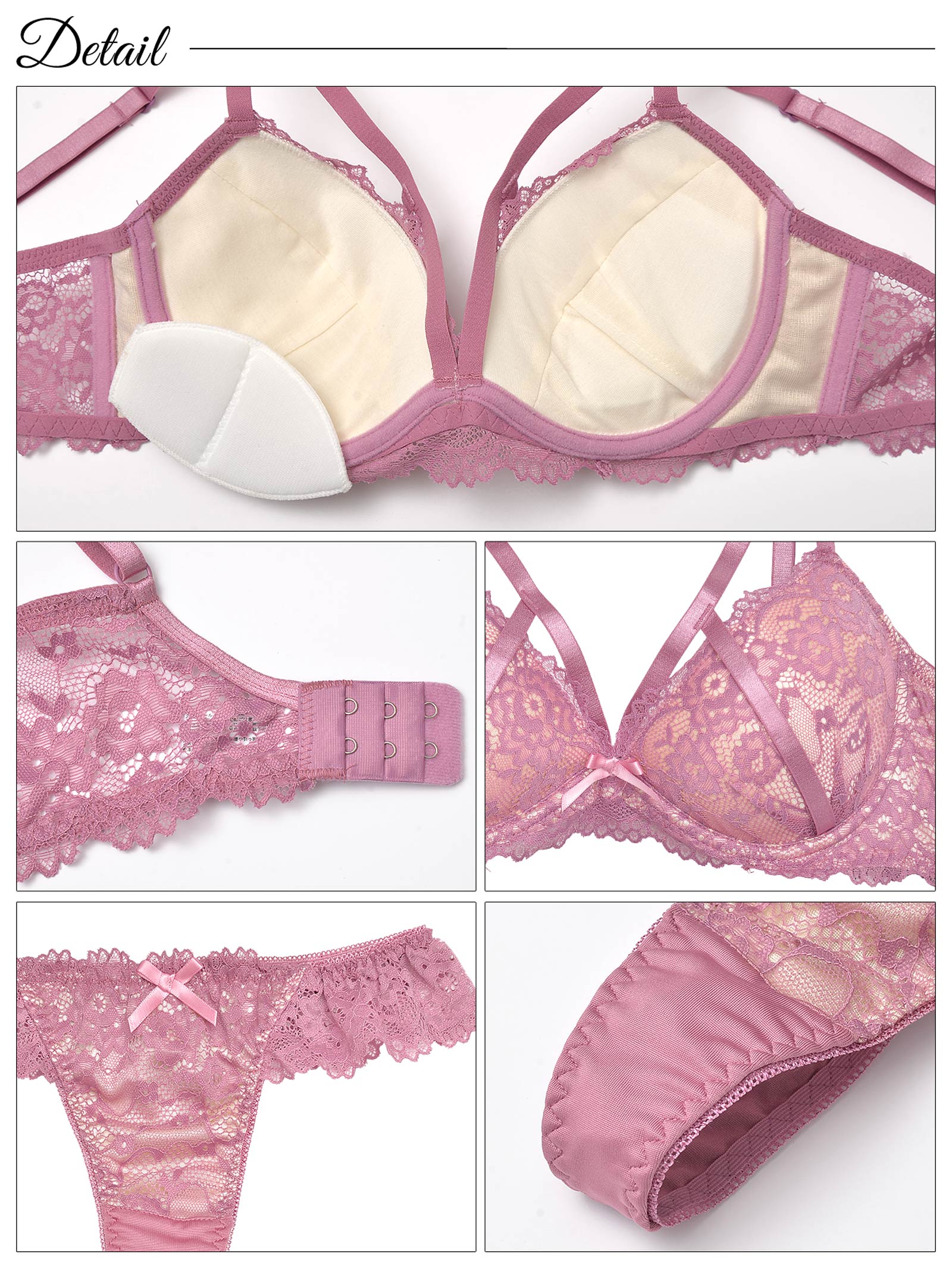 【三上悠亜着用】レーシィ アリュール コード育乳脇高ブラジャー&Tバックショーツ - 【公式】247Lingerie