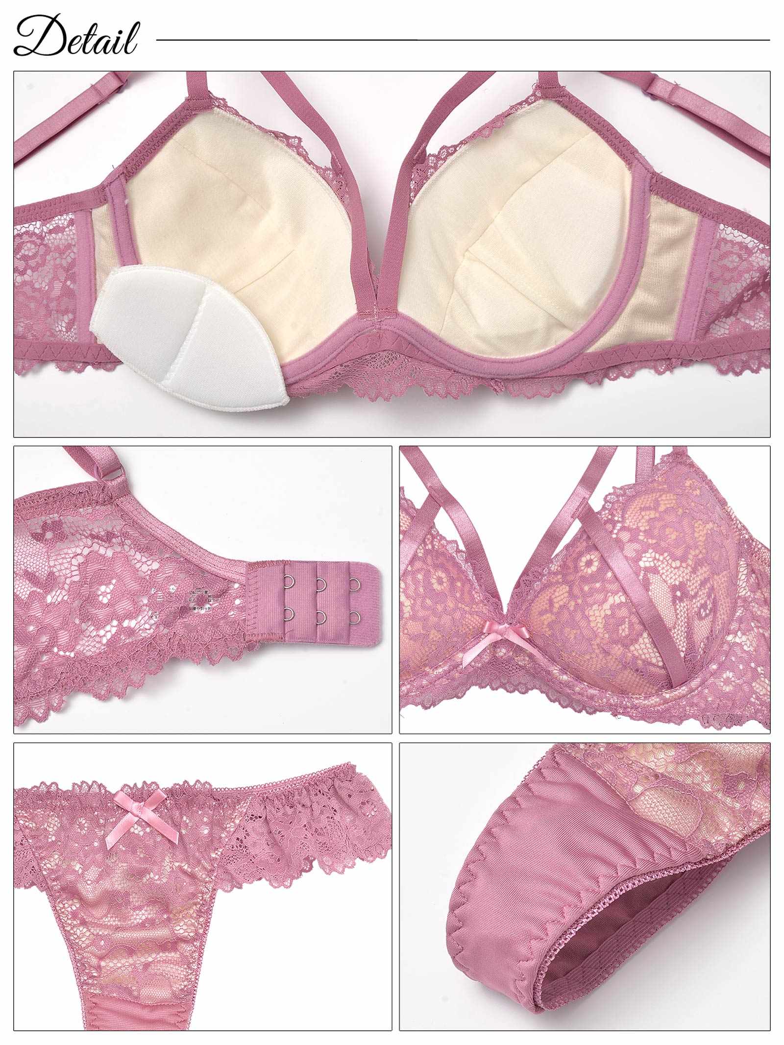 【三上悠亜着用】【GHサイズ】レーシィ アリュール コード育乳脇高ブラジャー&Tバックショーツ