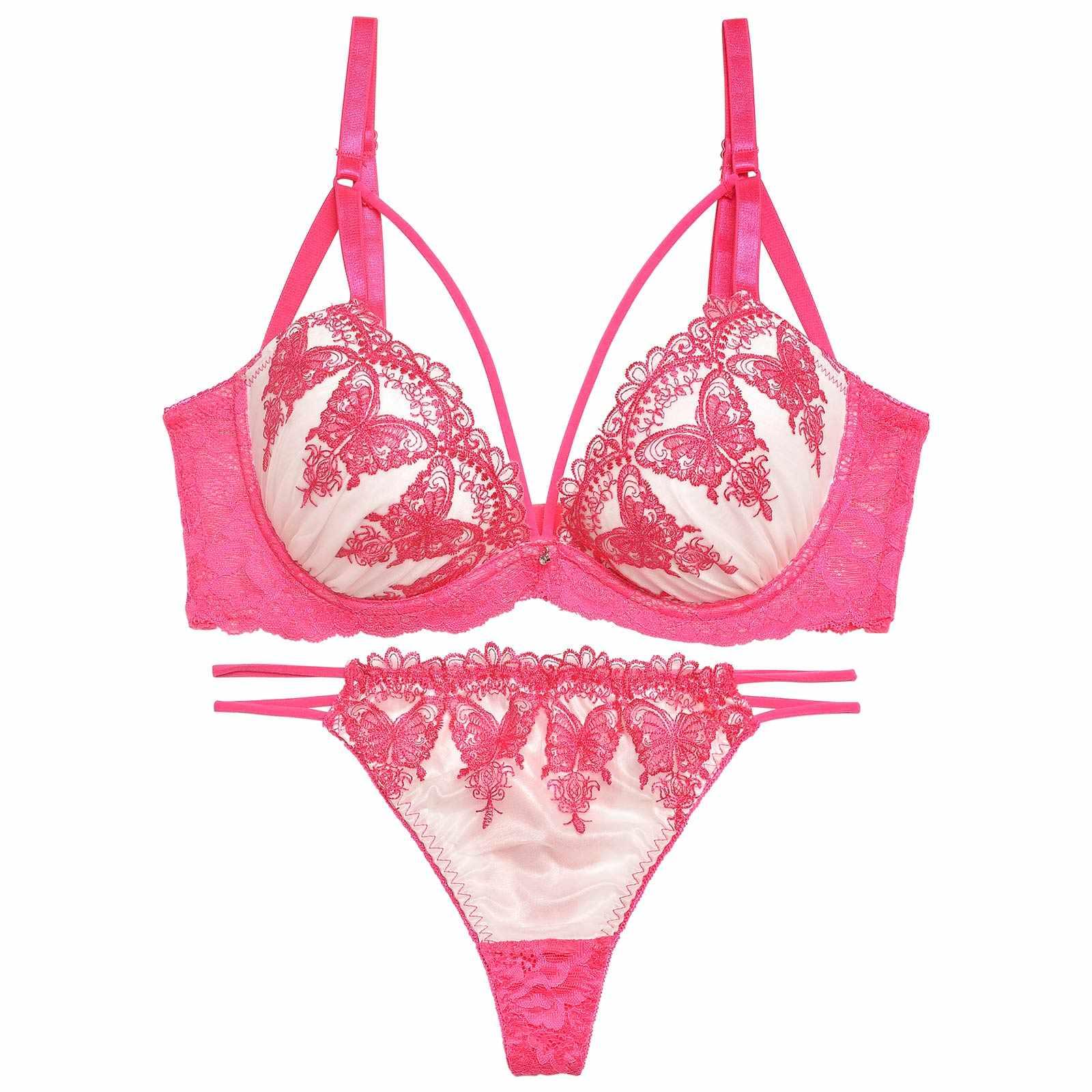 【三上悠亜着用】グロリアスバタフライコード育乳脇高ブラジャー&バック透けTバックショーツ - 【公式】247Lingerie