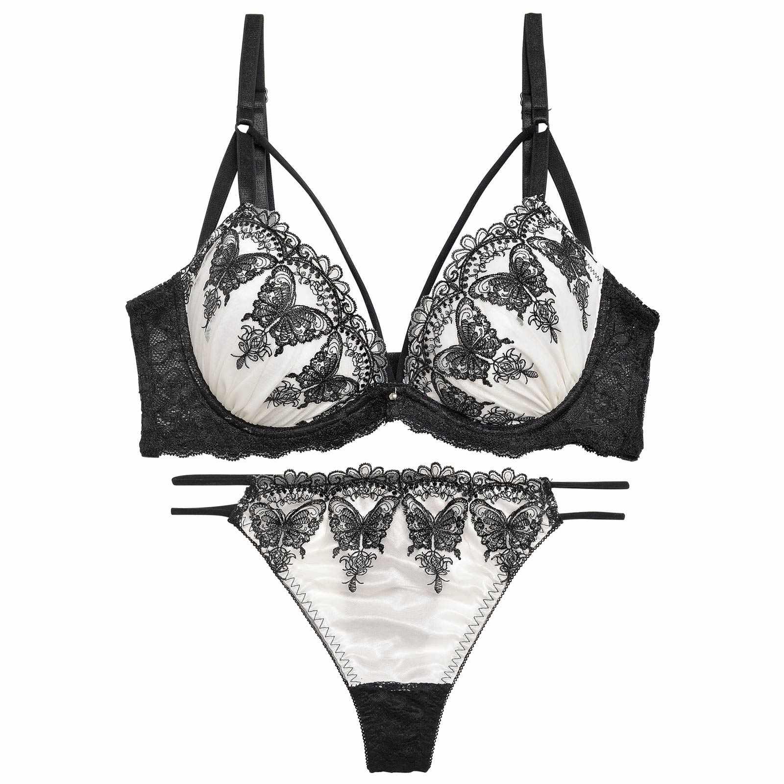 【三上悠亜着用】グロリアスバタフライコード育乳脇高ブラジャー&バック透けTバックショーツ - 【公式】247Lingerie