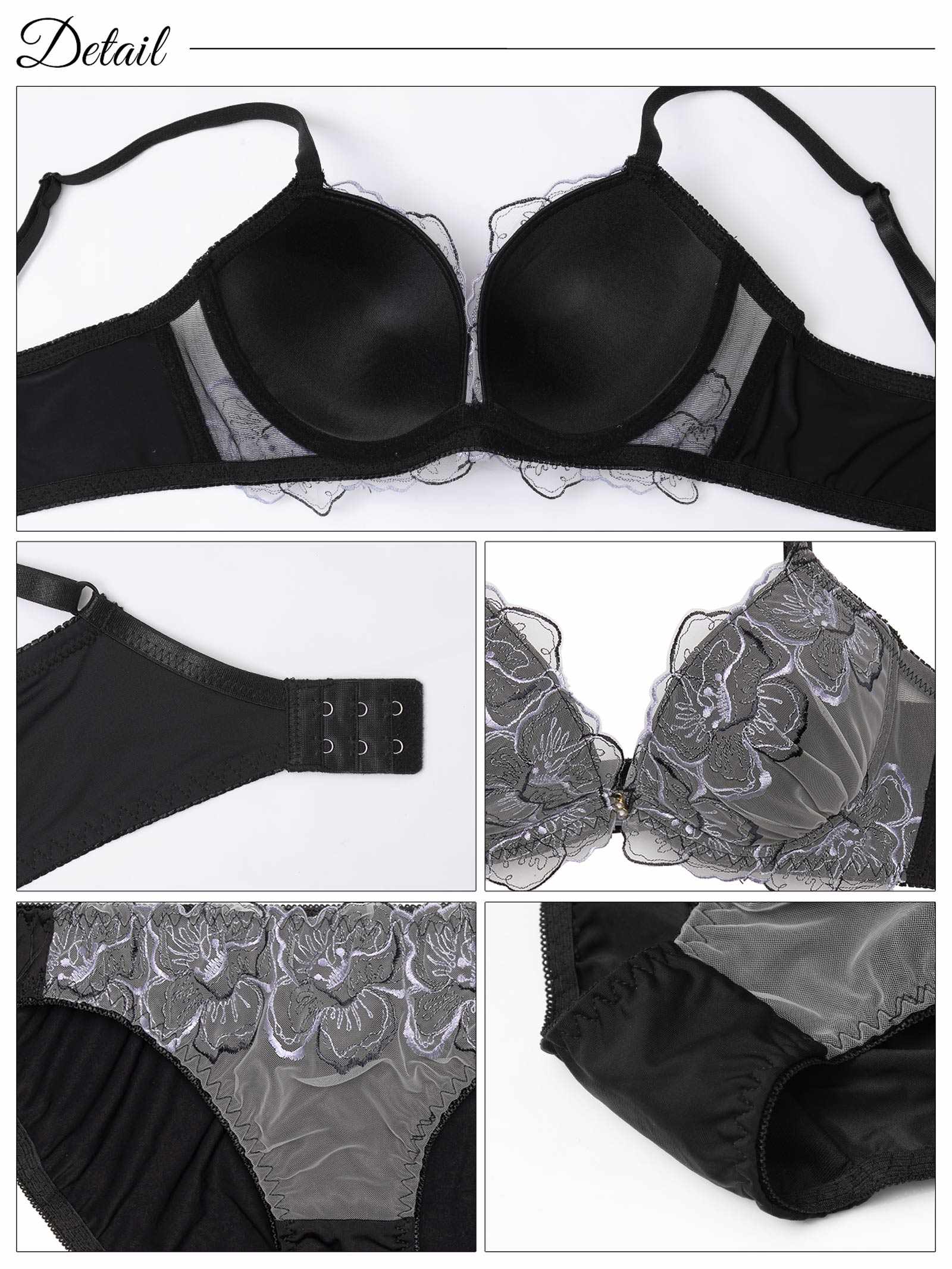 2/14新作!ヴェールチュールブロッサム育乳脇高ブラジャー&フルバックショーツ
