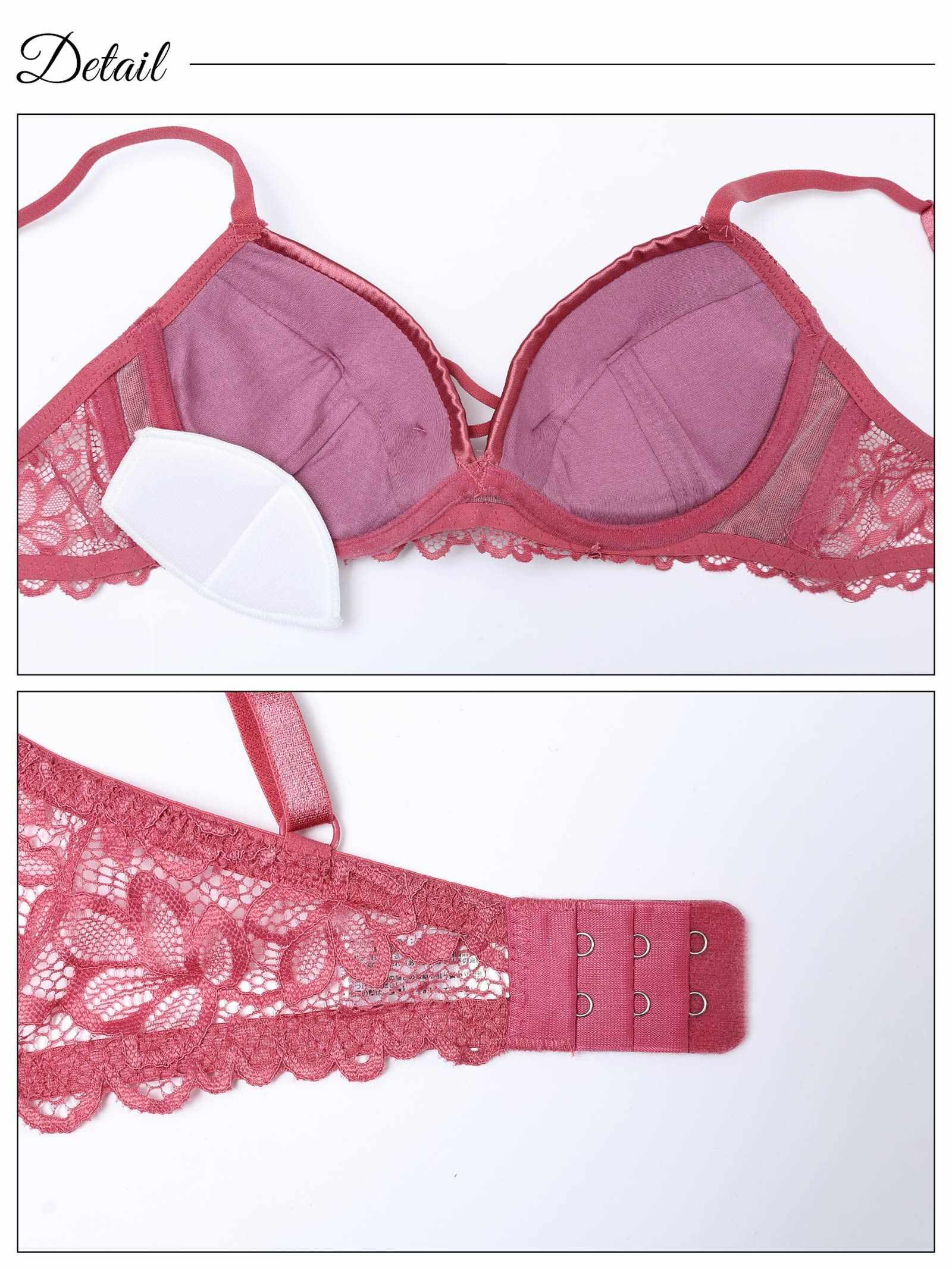 トゥインクルサテンコードブラジャー&バック透けフルバックショーツ - 【公式】247Lingerie