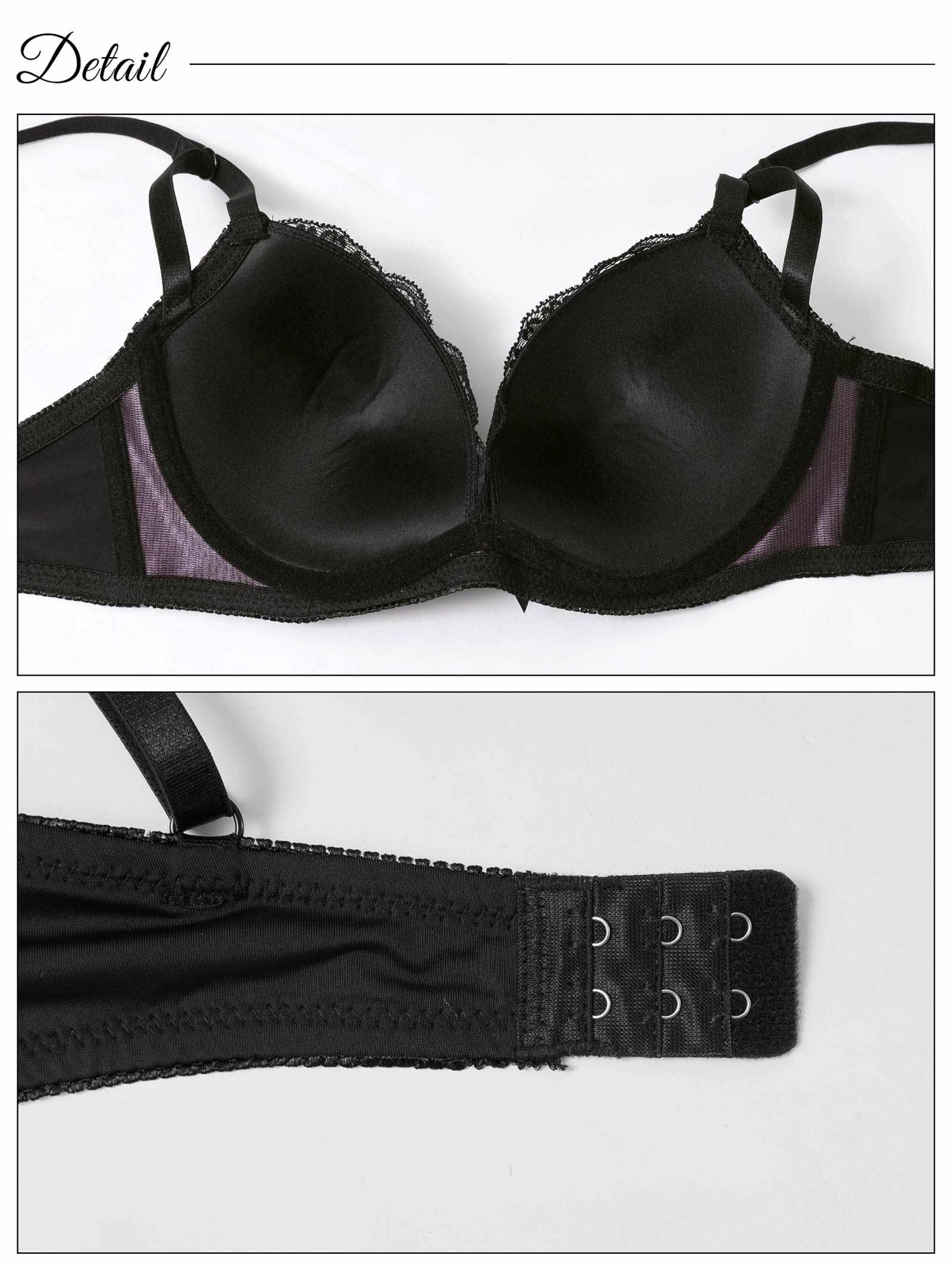 3/14新作!シックドレープサテンブラジャー&フルバックショーツ