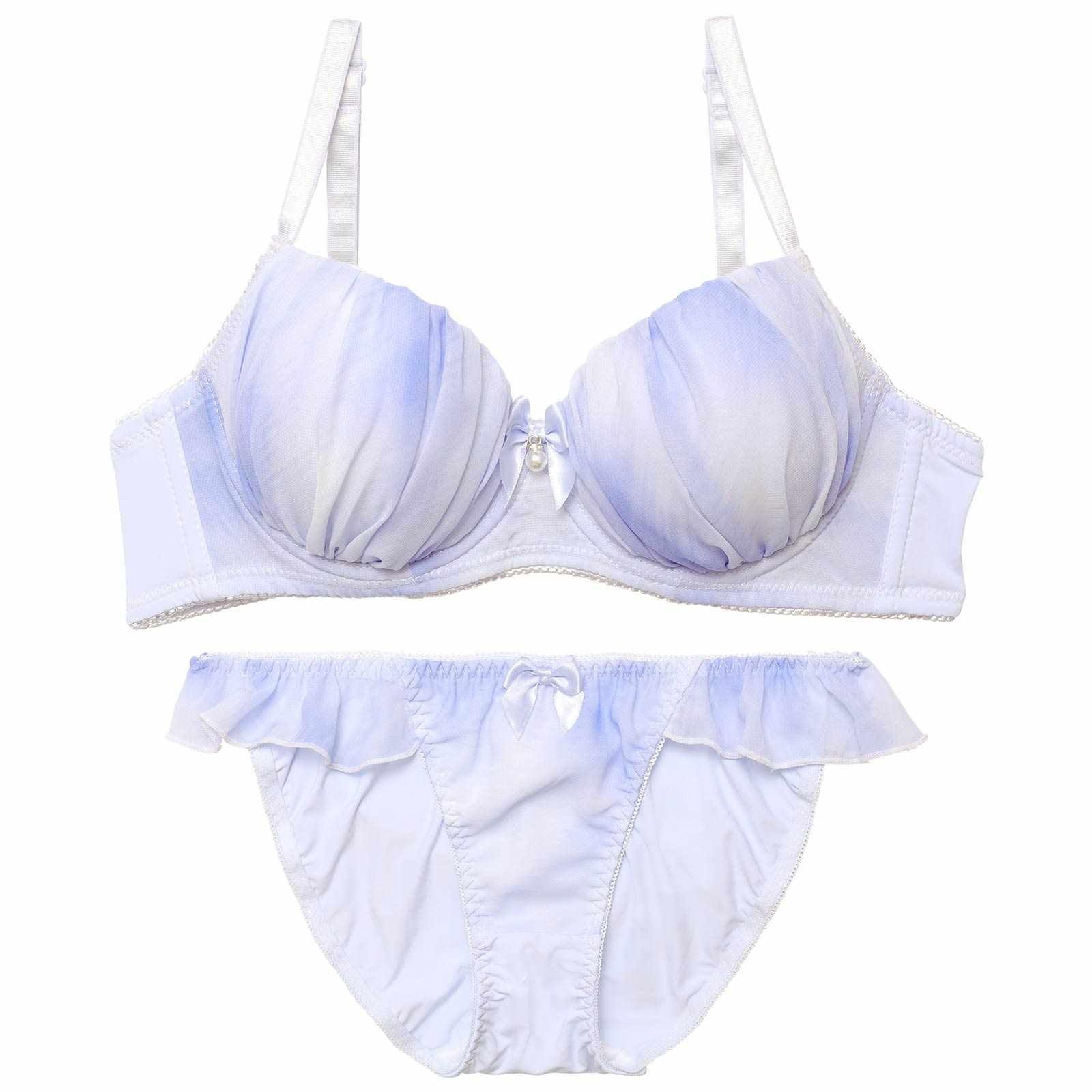 フェアリーグラデーションブラジャー&フルバックショーツ - 【公式】247Lingerie