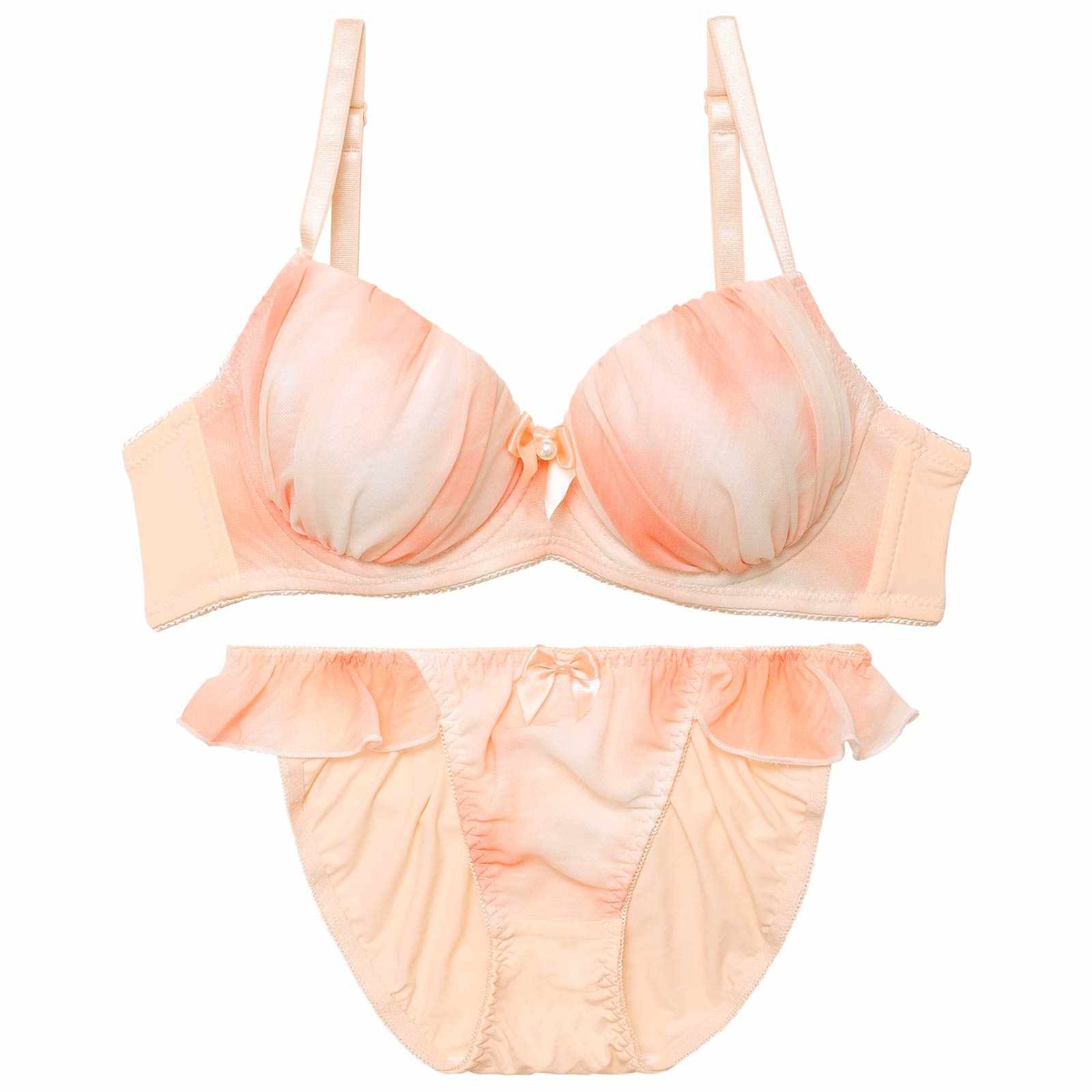 フェアリーグラデーションブラジャー&フルバックショーツ