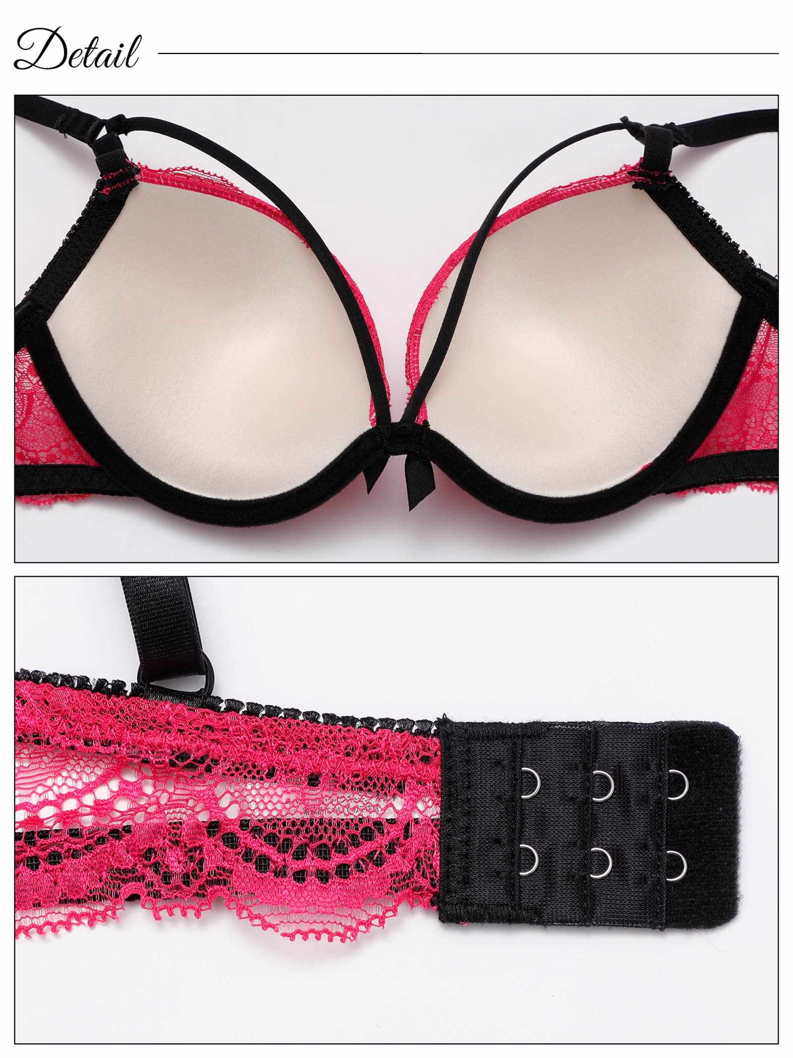 4/25新作!【EFサイズ】スパイシービビットコードブラジャー&バック透けTバックショーツ