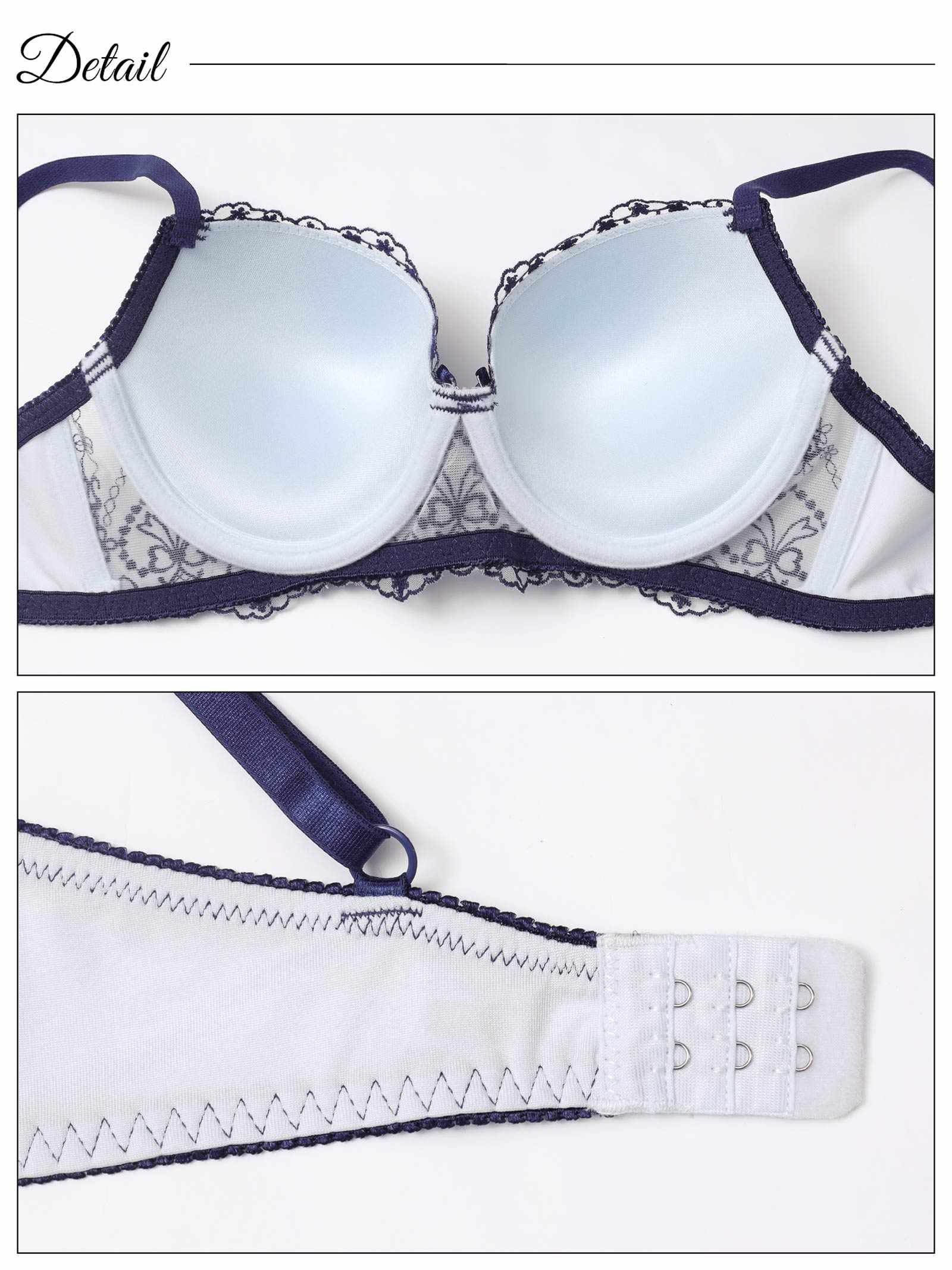 1/31新作!チャーミングリボンハートブラジャー&フルバックショーツ