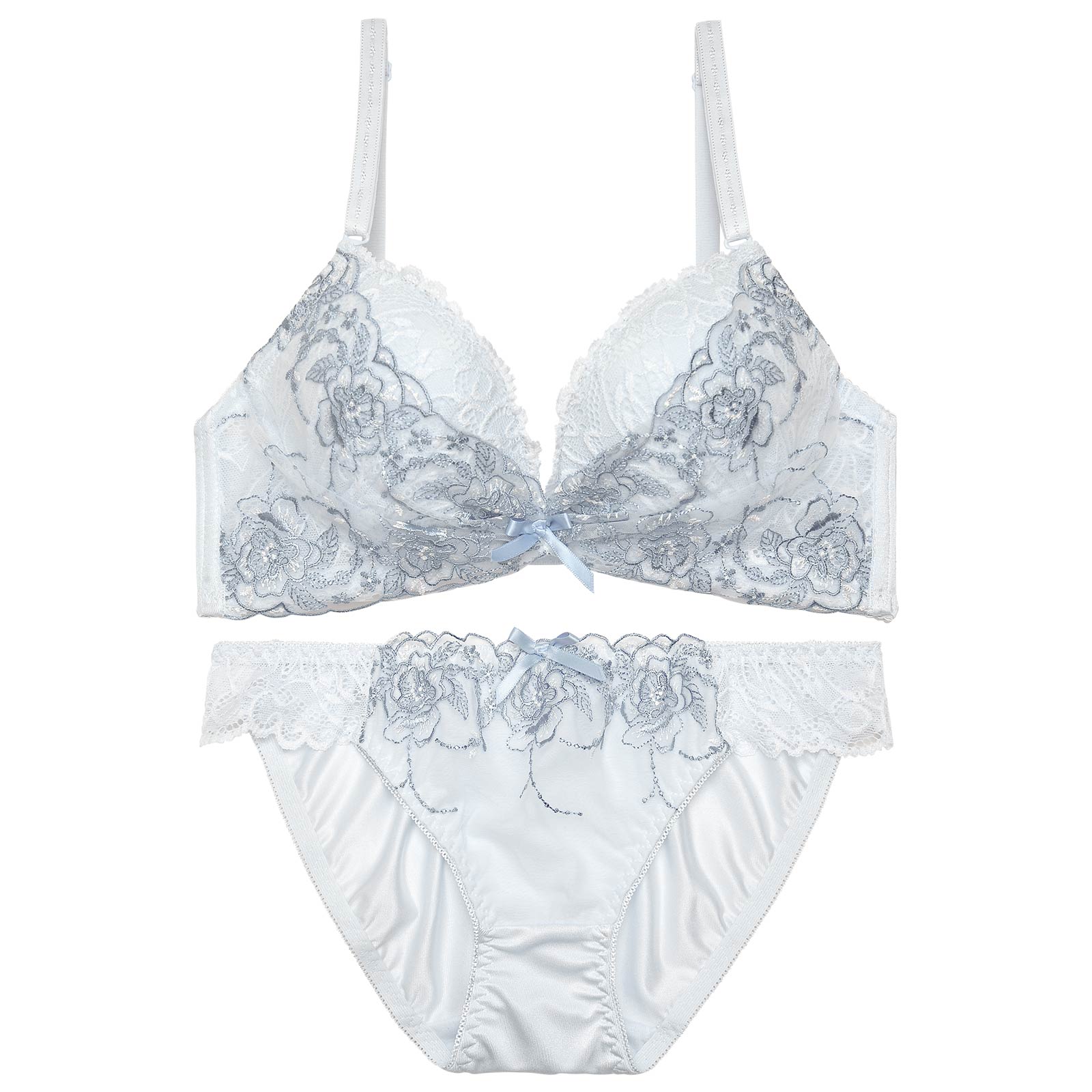 ミスティギャザーフルールブラジャー&フルバックショーツ