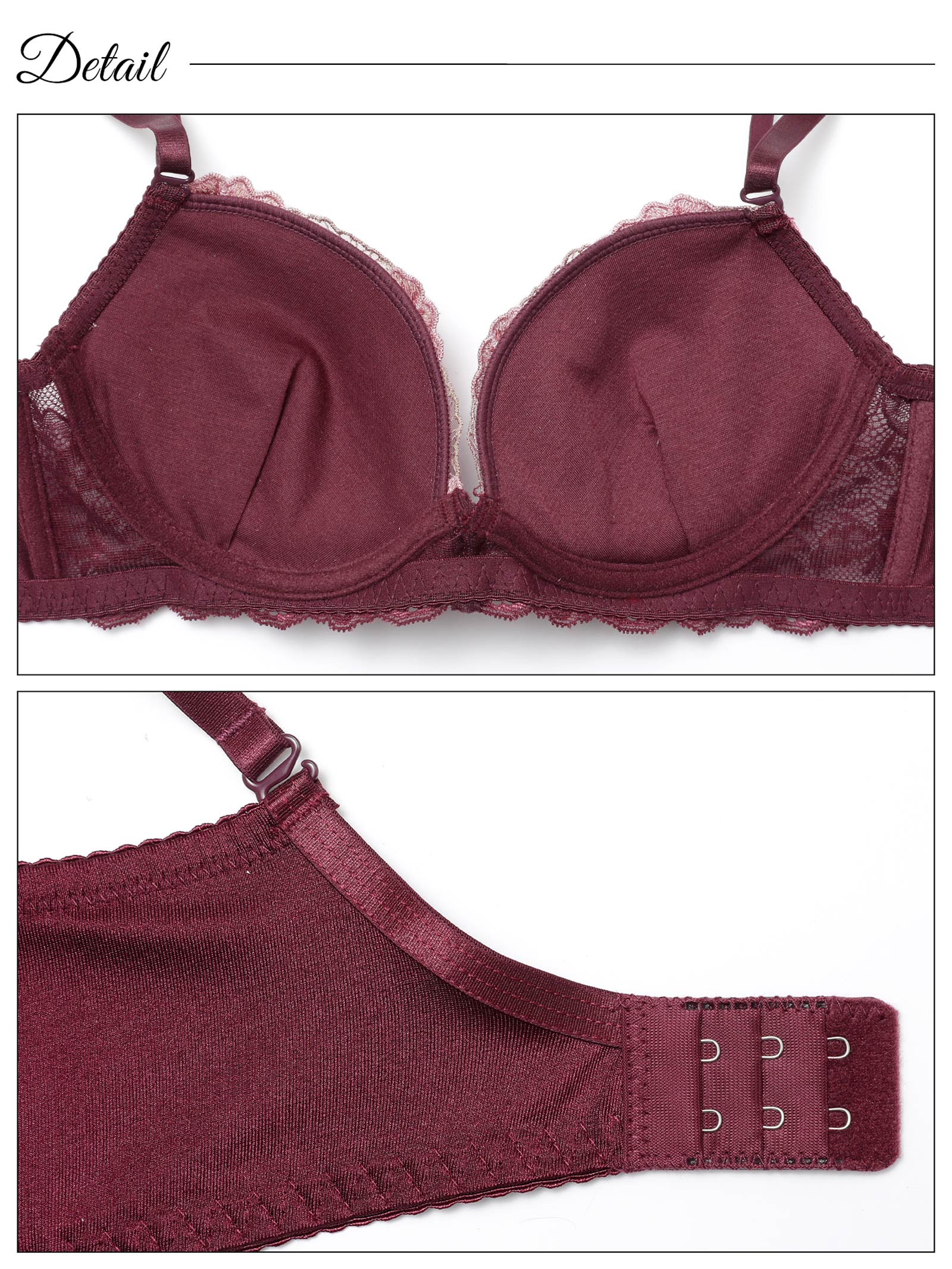 ディープゴージャスローズ育乳脇高ブラジャー&フルバックショーツ