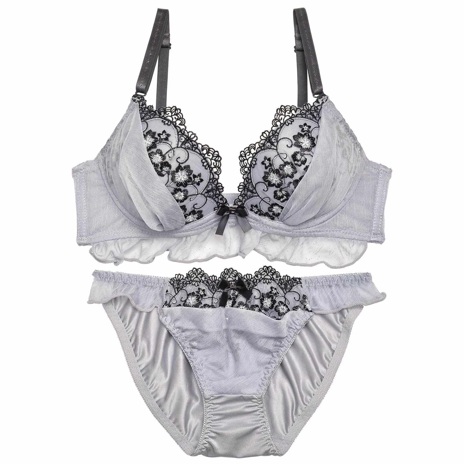 クラシックトゥインクルチュールブラジャー&フルバックショーツ