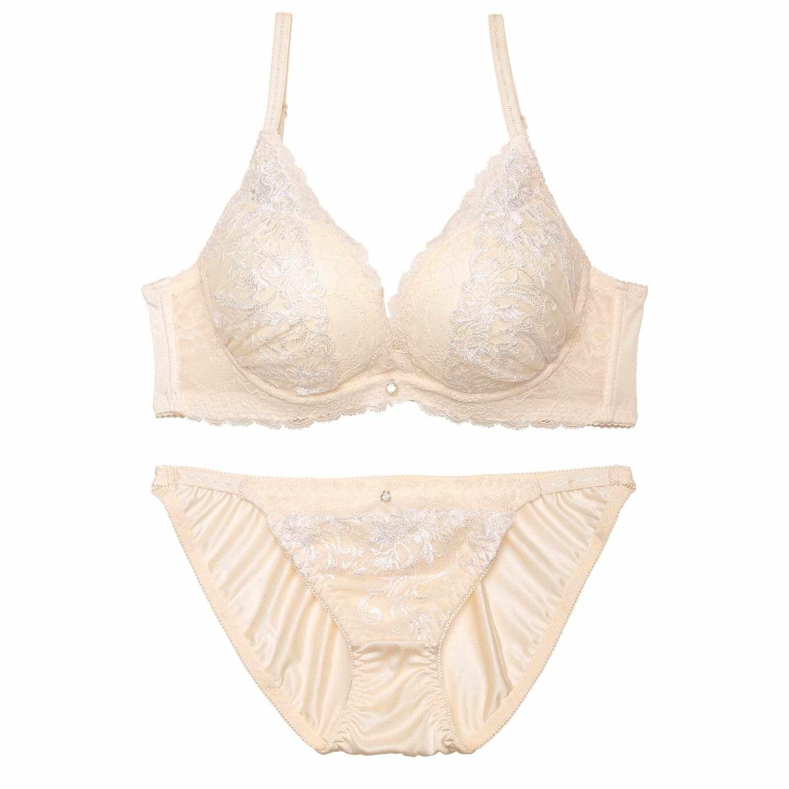 【三上悠亜着用】クラッシーフラワーカシュクール育乳脇高ブラジャー&フルバックショーツ - 【公式】247Lingerie