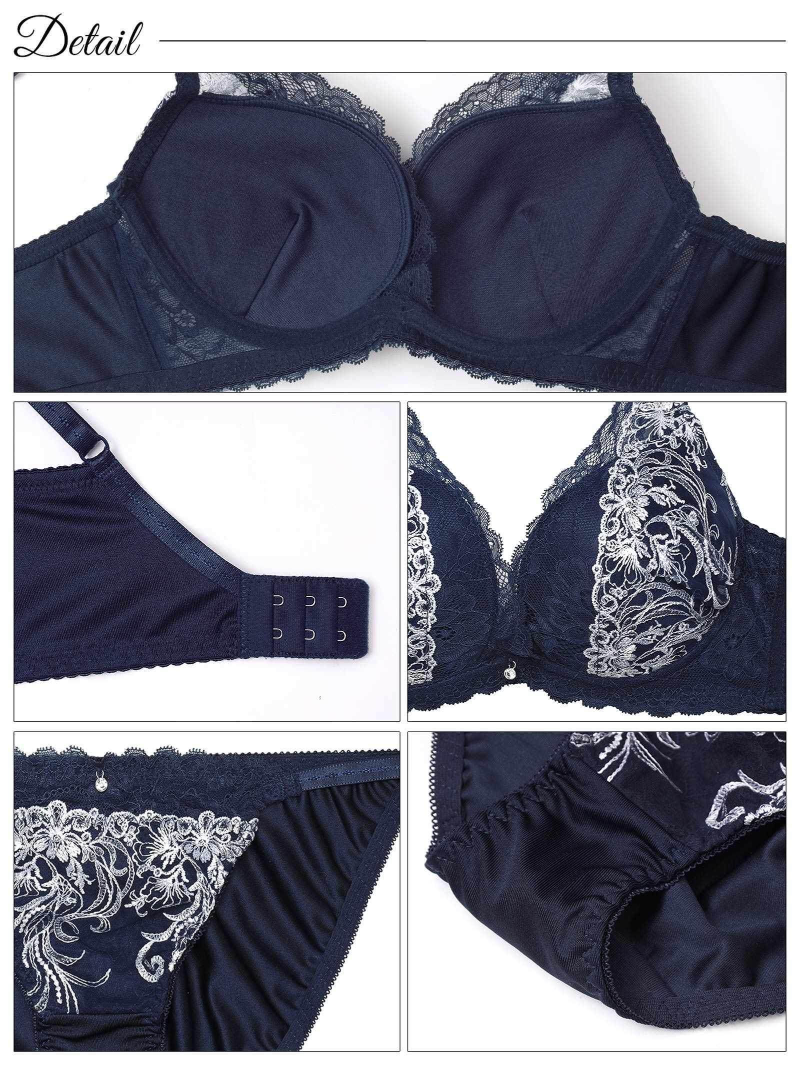 【三上悠亜着用】クラッシーフラワーカシュクール育乳脇高ブラジャー&フルバックショーツ - 【公式】247Lingerie