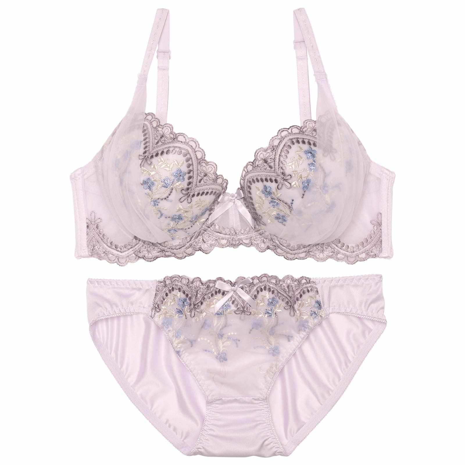 12/27再販!クラシカルフローラルアーチブラジャー&フルバックショーツ