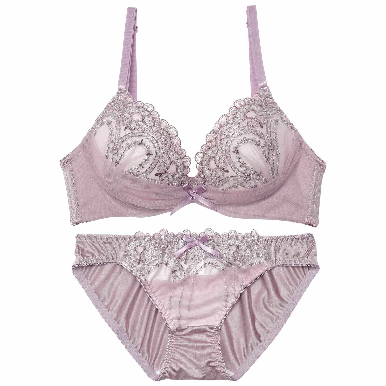 ファンシーチュールアーチブラジャー&フルバックショーツ